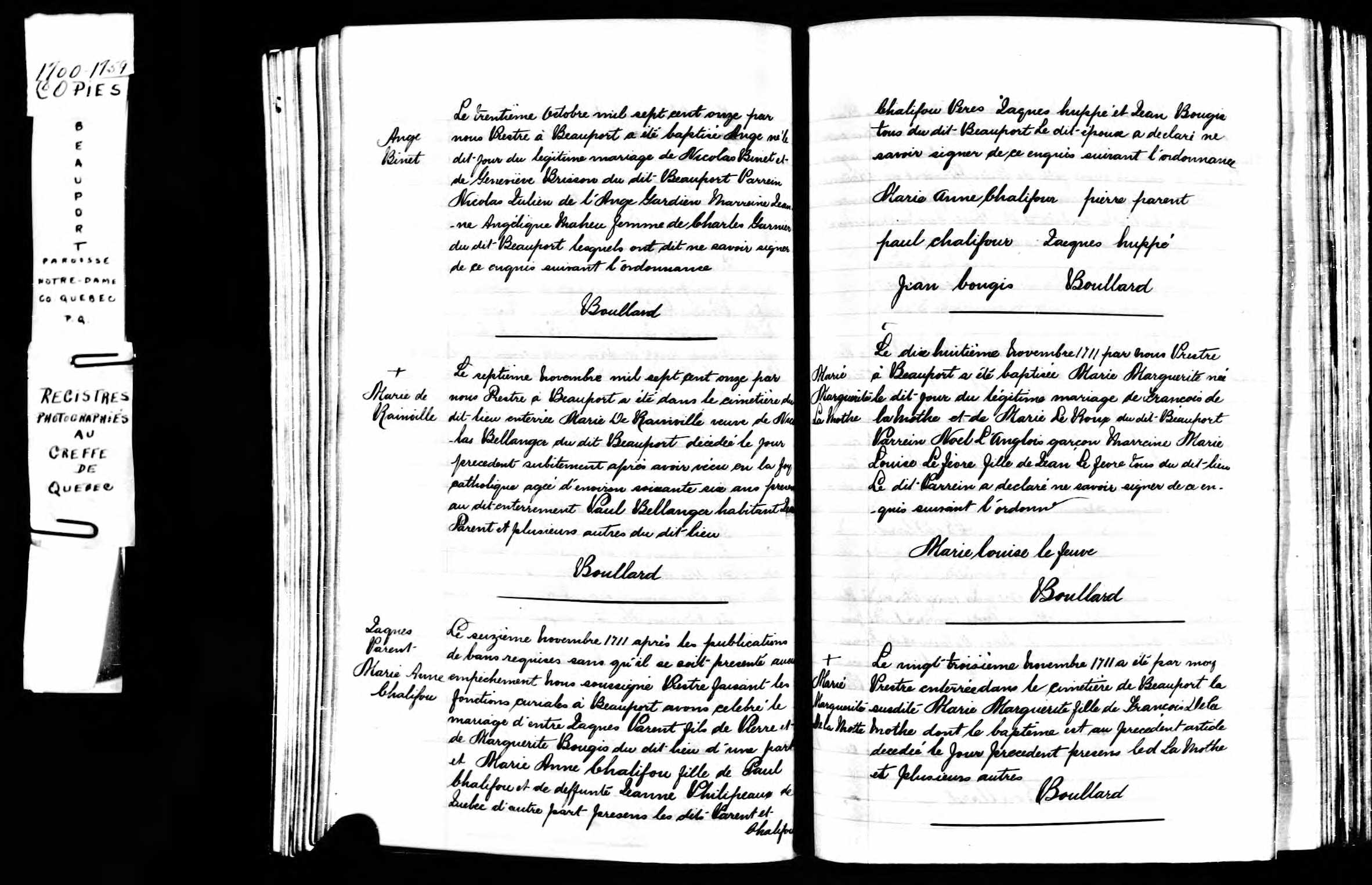 Acte de sépulture Acte de sépulture