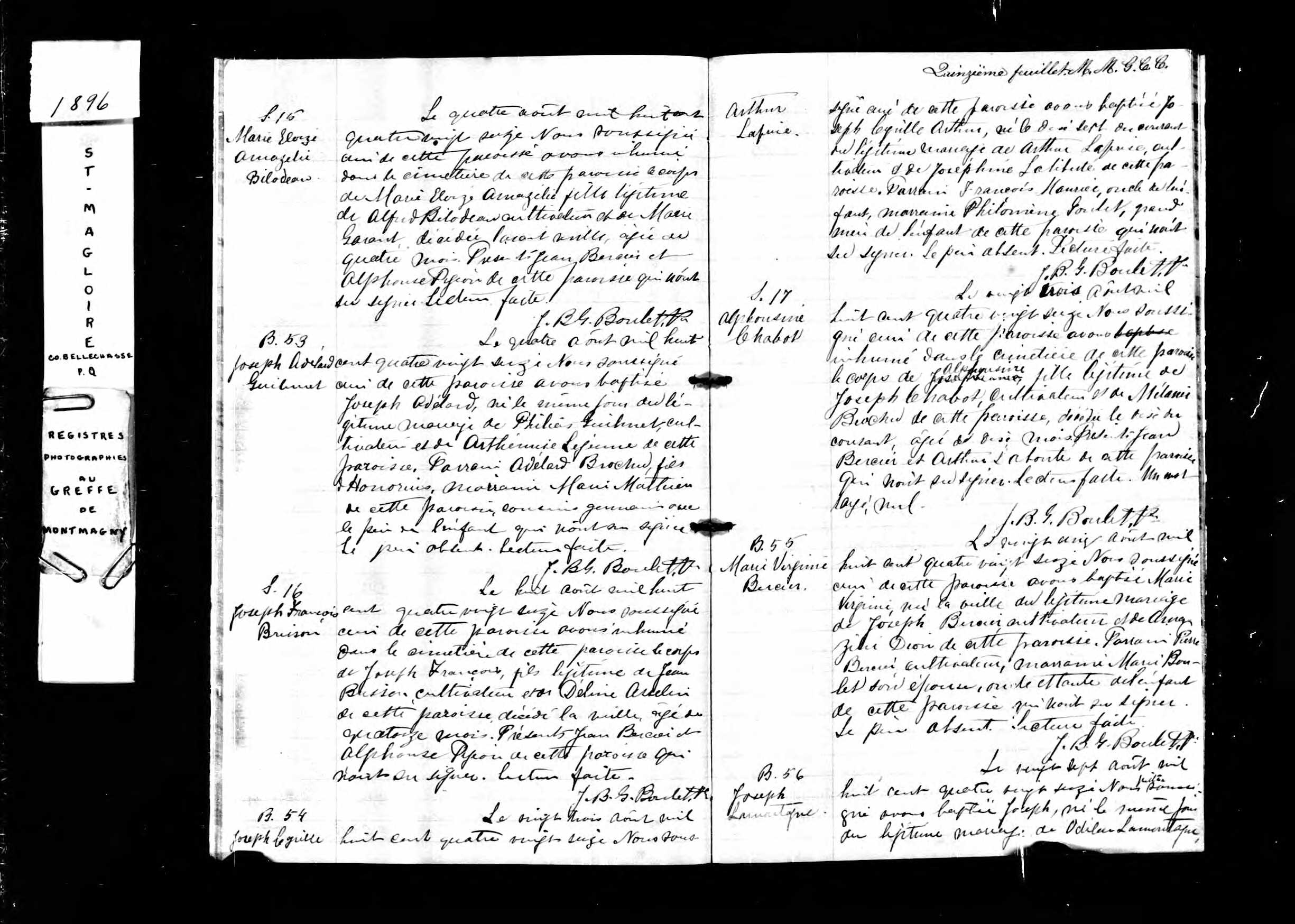 Acte de baptême Acte de baptême