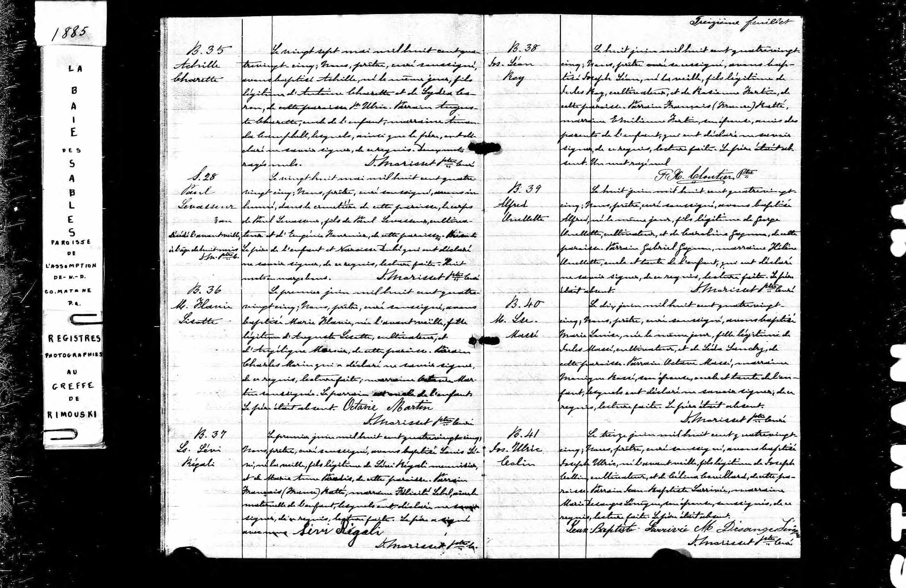 Acte de baptême