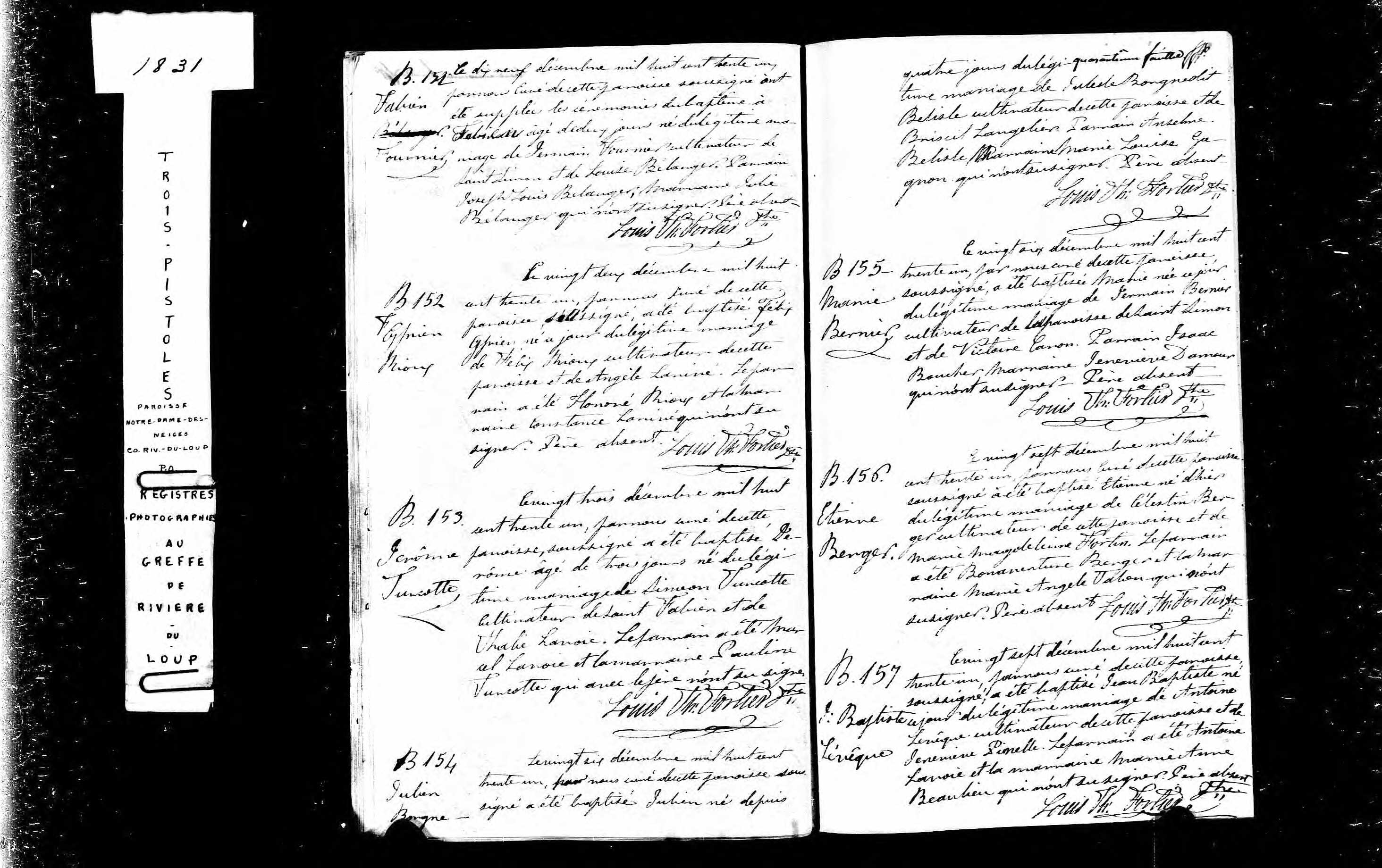 Acte de baptême