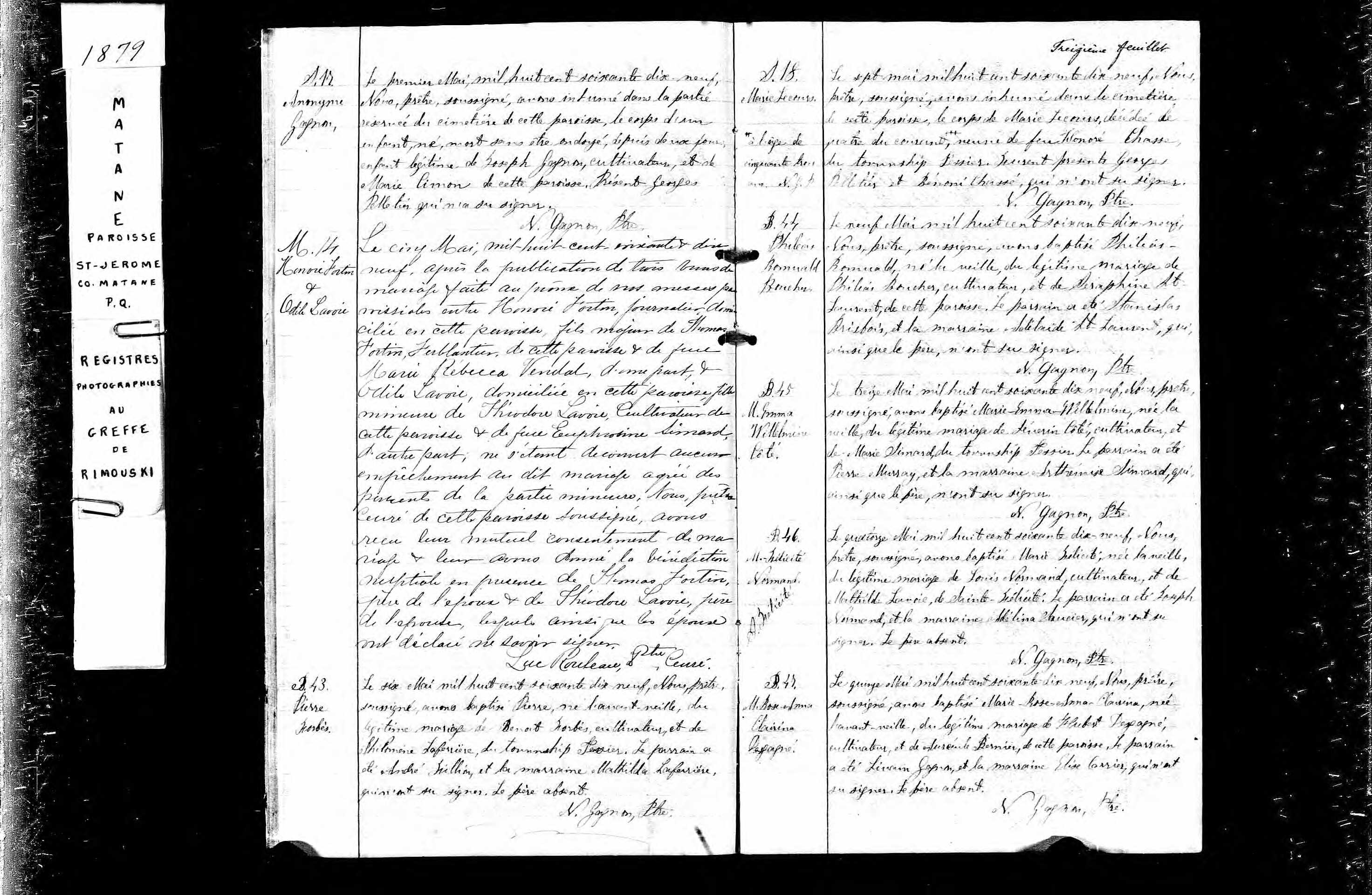 Acte de baptême