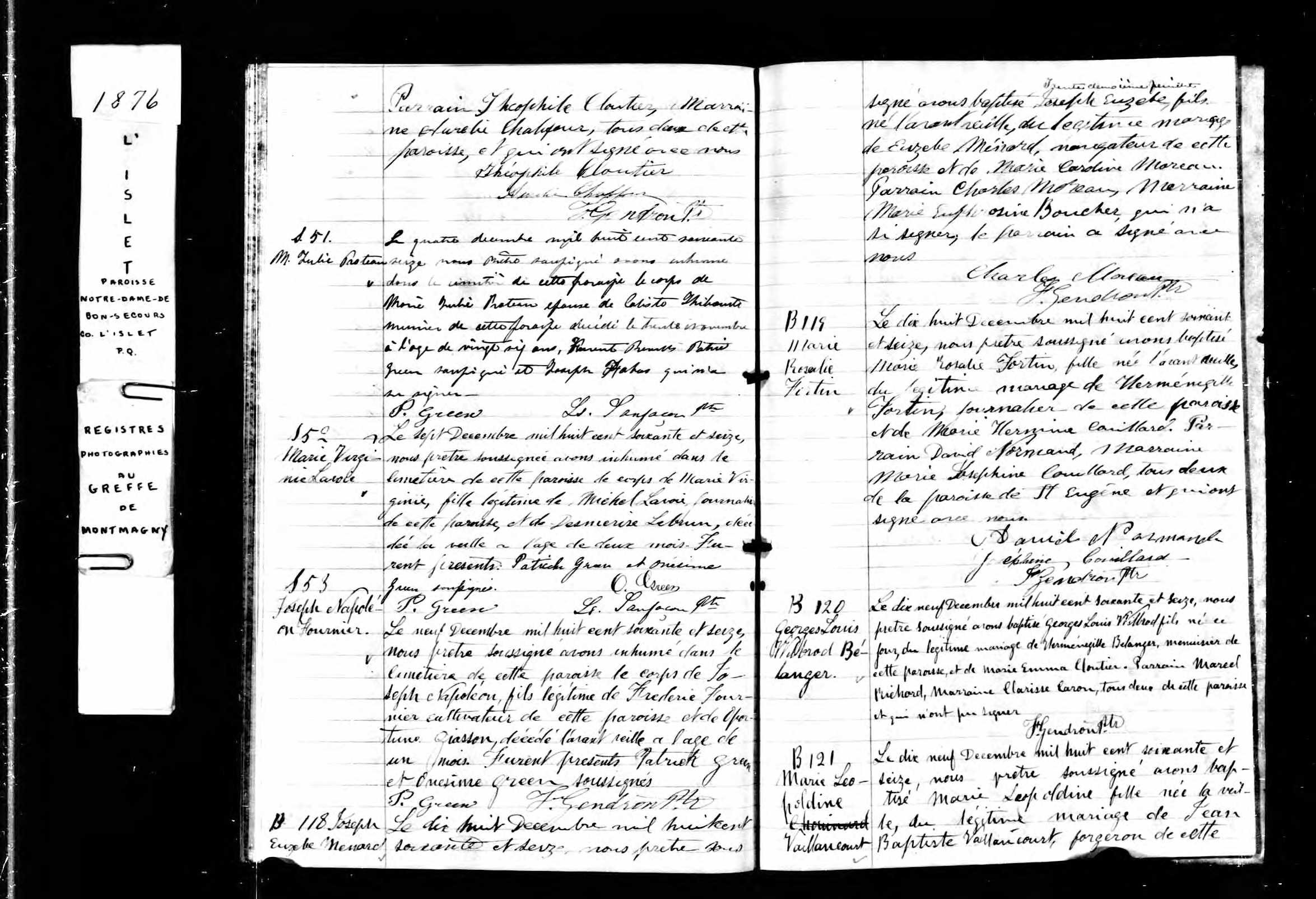 Acte de sépulture