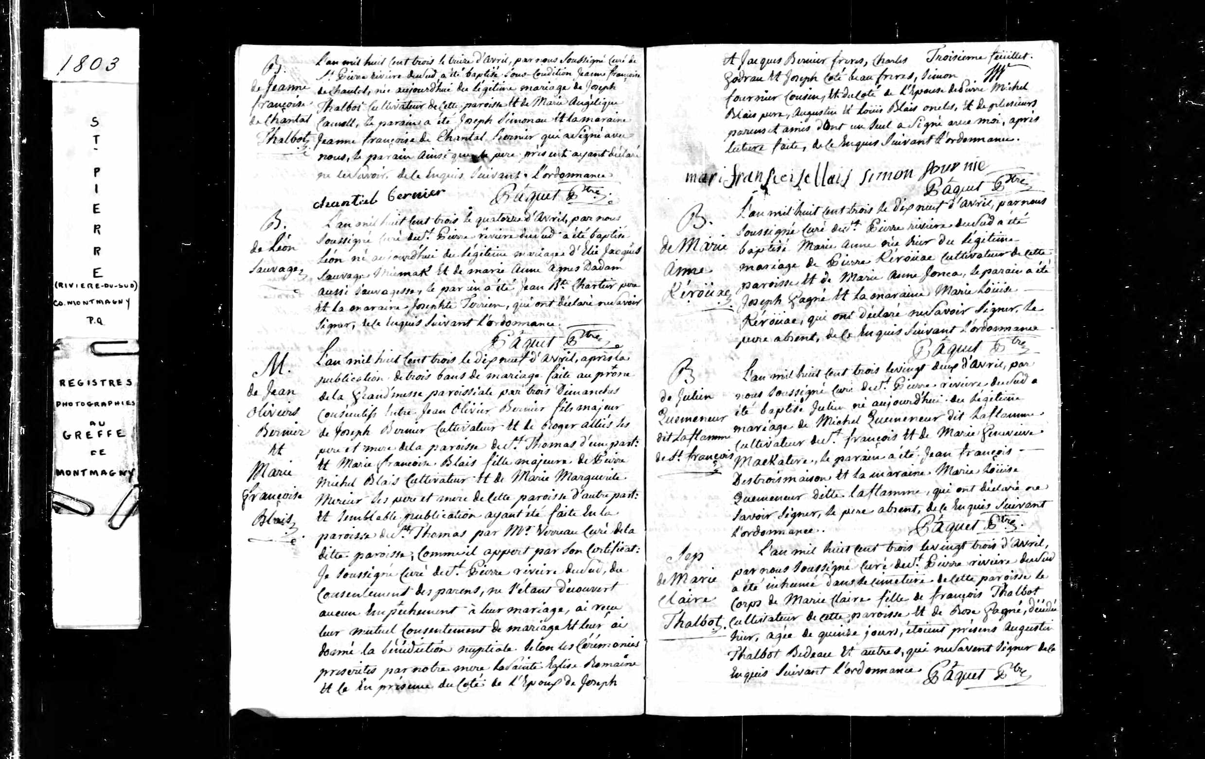 Acte de baptême