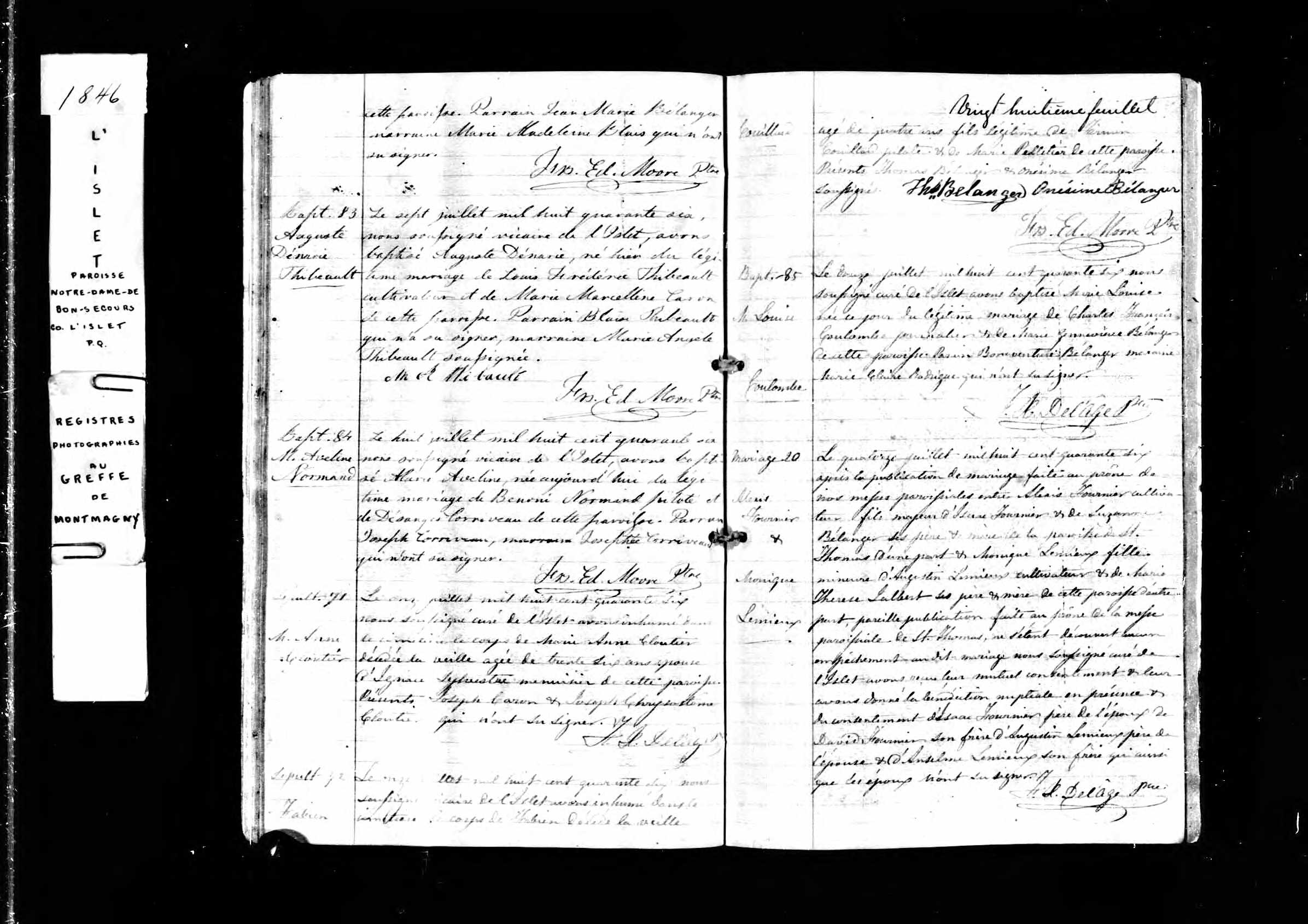 Acte de sépulture