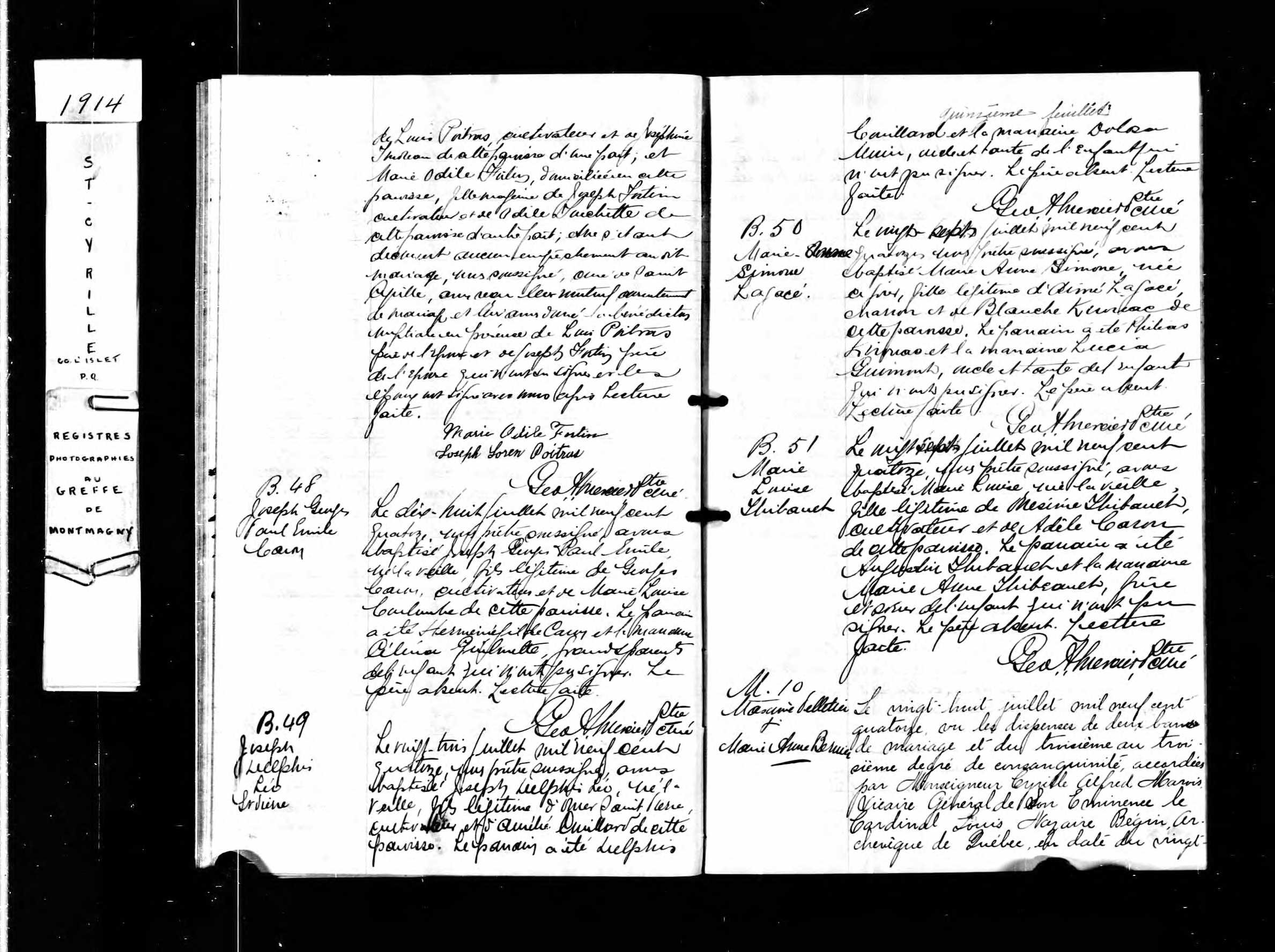 Acte de baptême