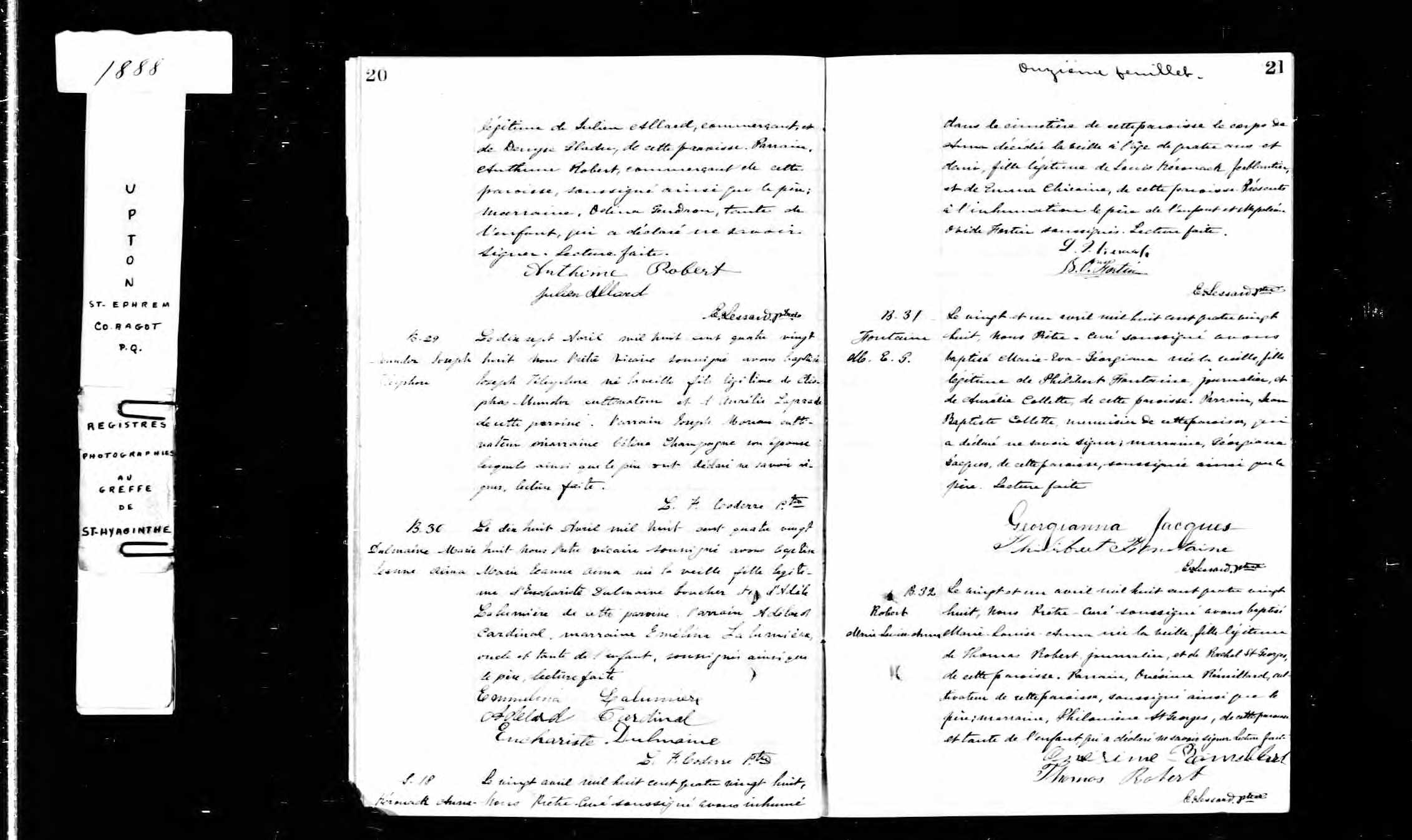 Acte de sépulture