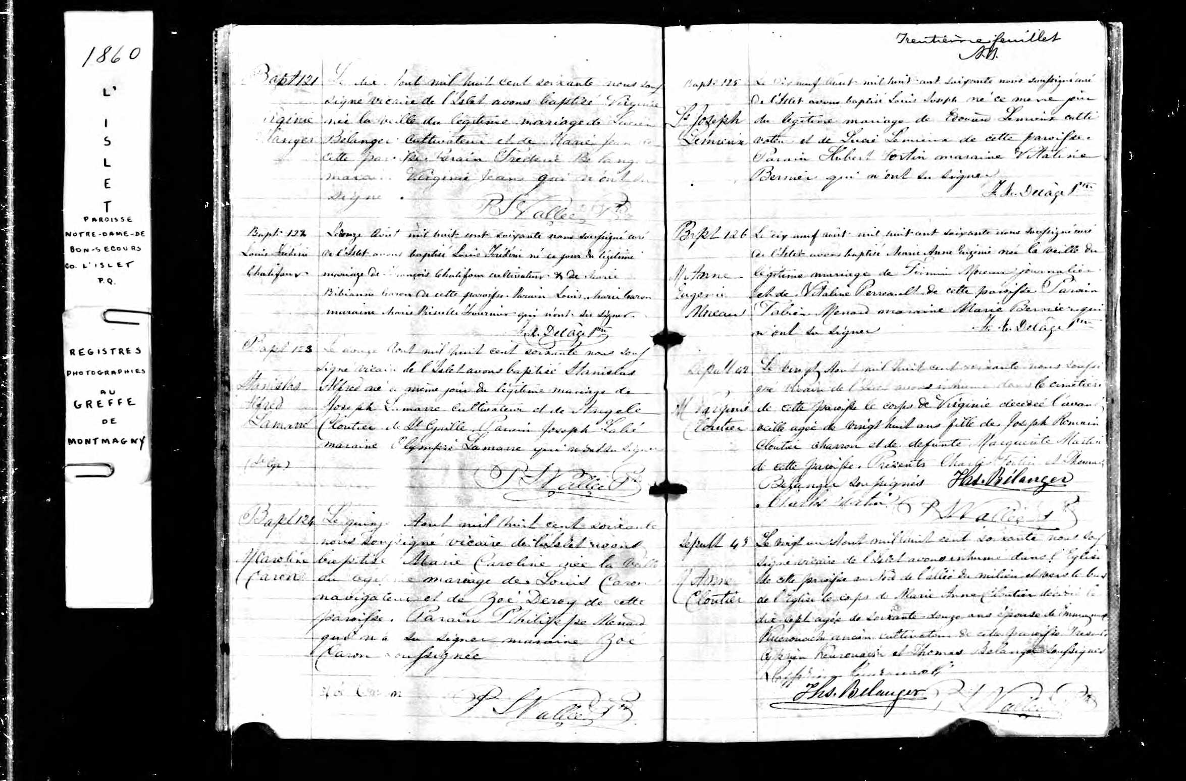 Acte de sépulture