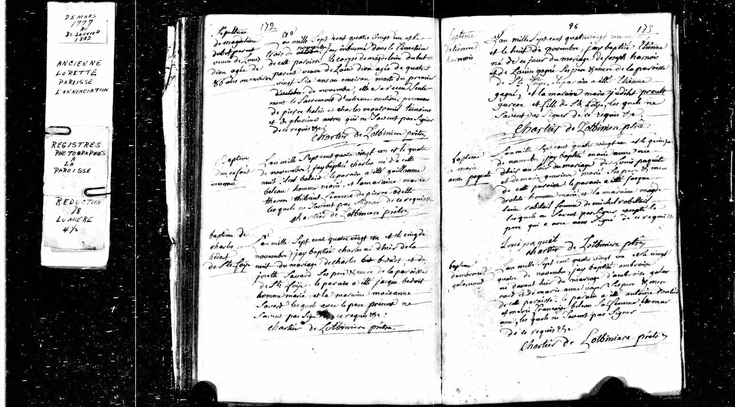 Acte de baptême
