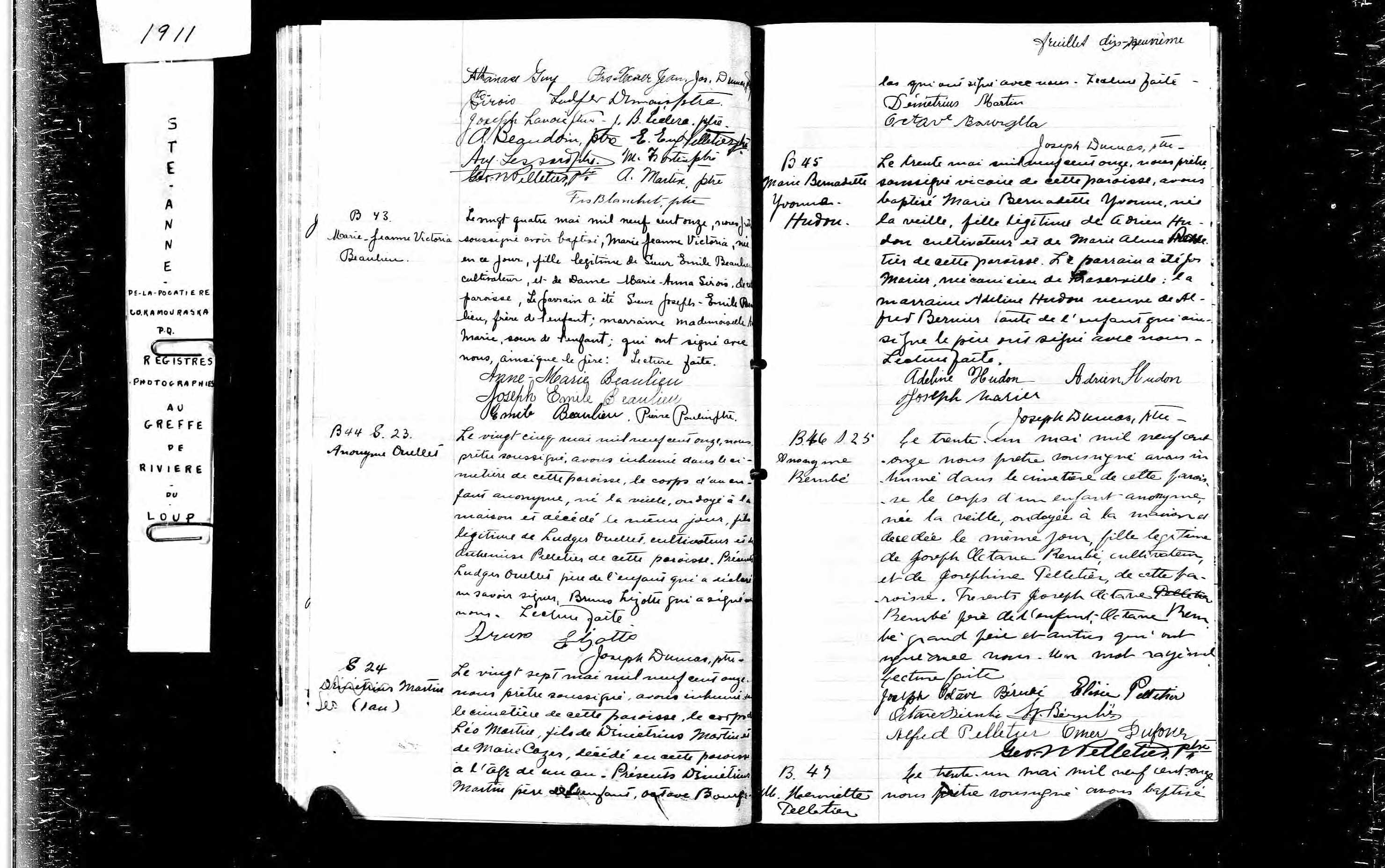 Acte de baptême