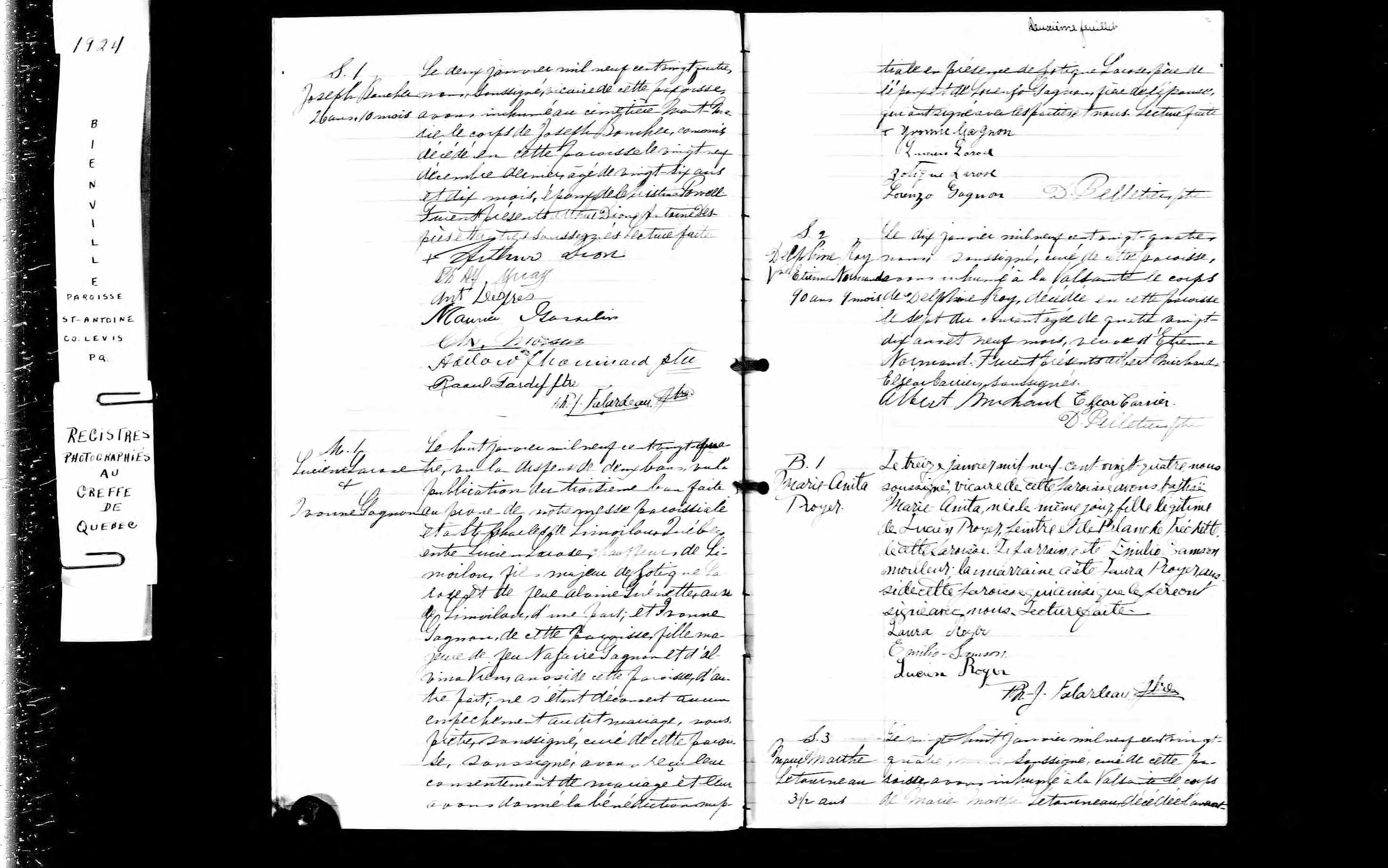  Acte de sépulture