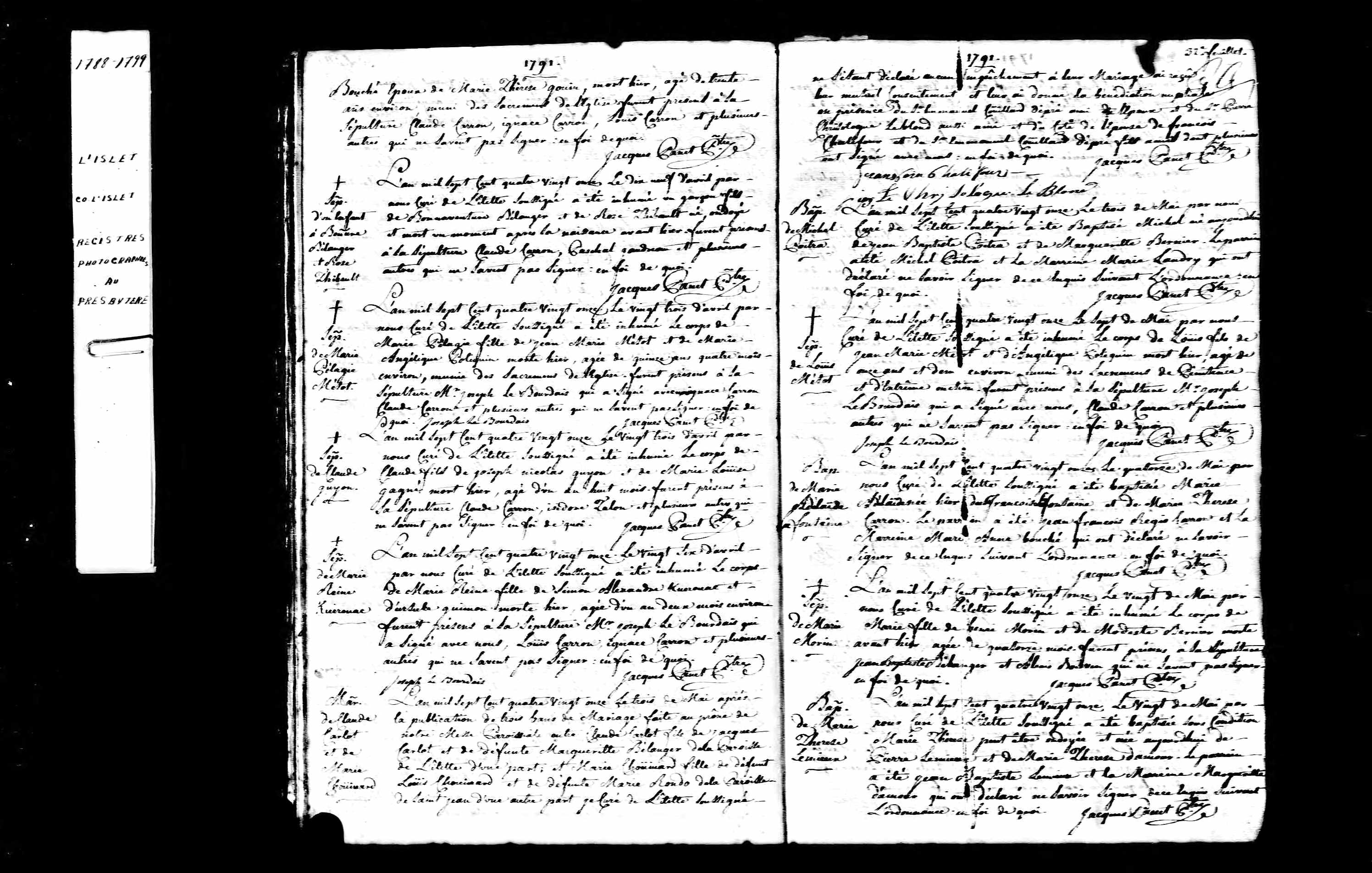 Acte de sépulture