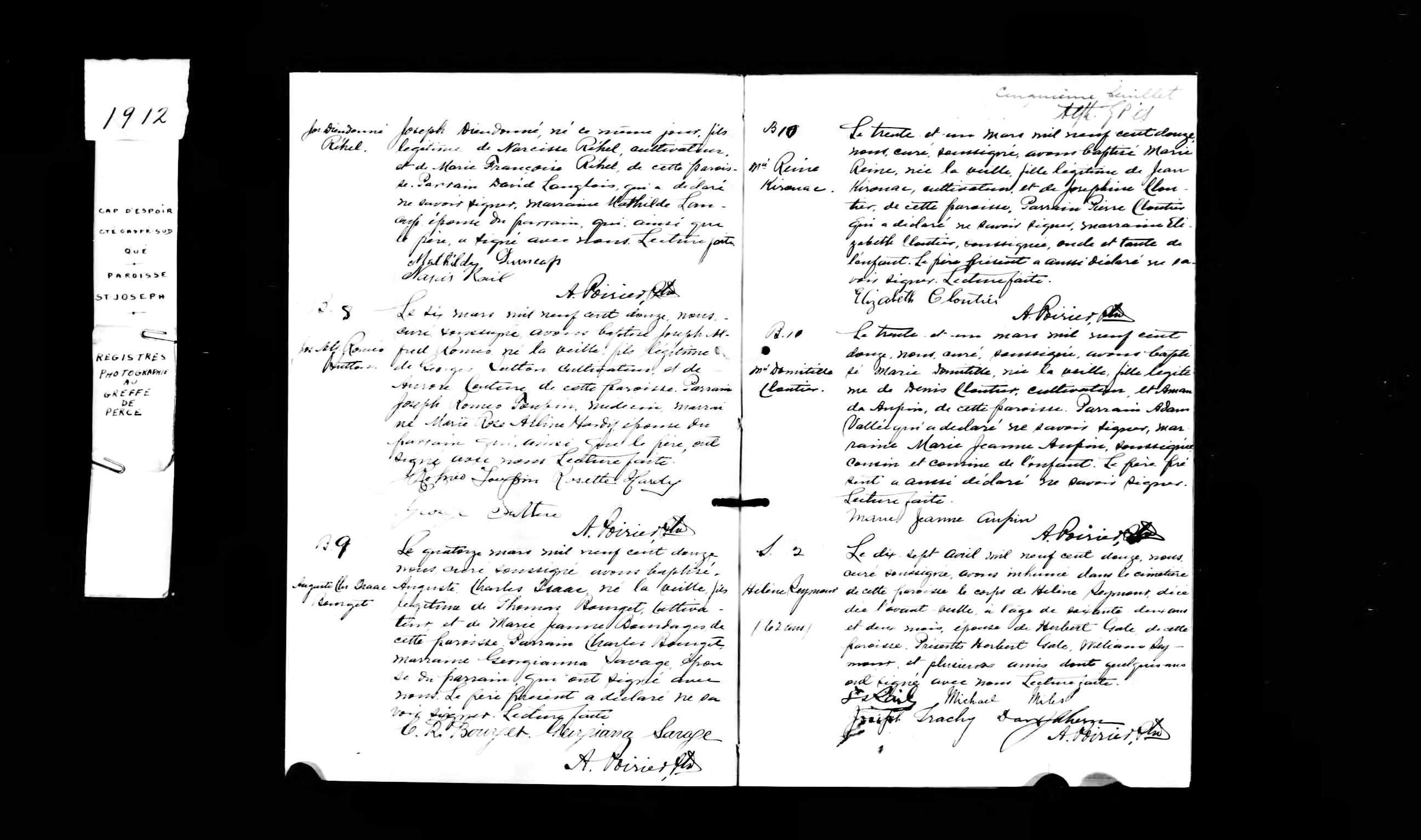 Acte de baptême