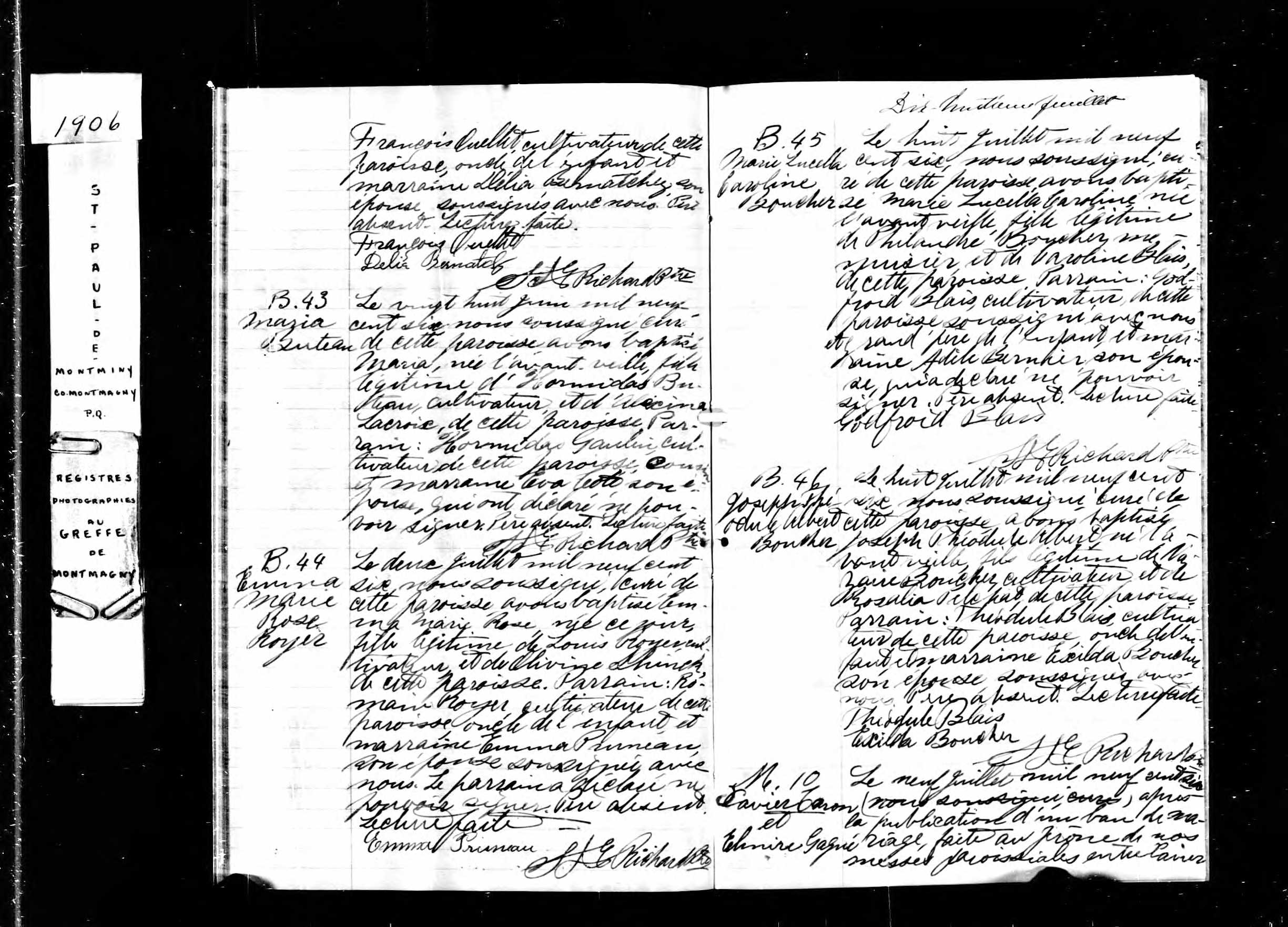 Acte de baptême