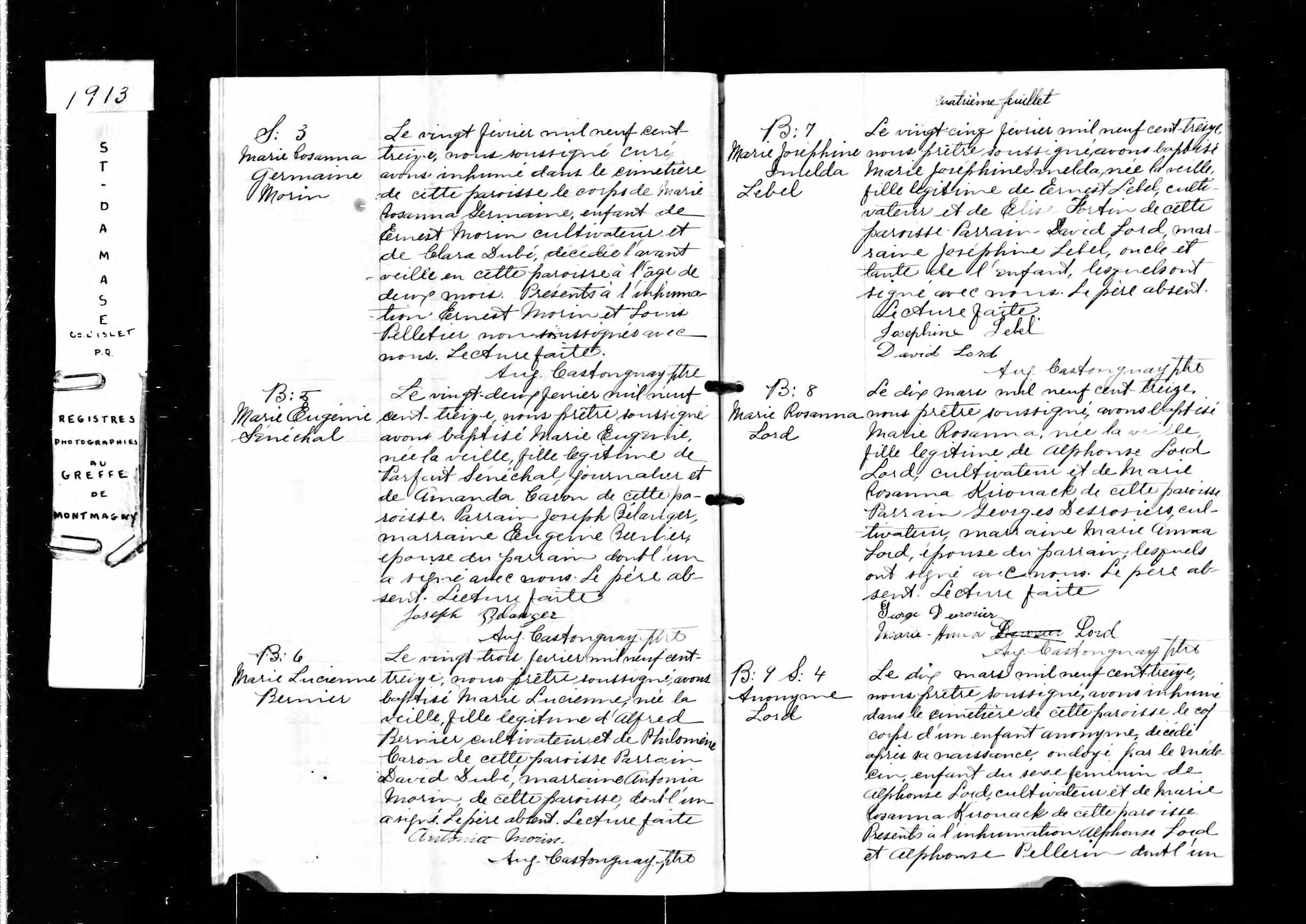 Acte de baptême