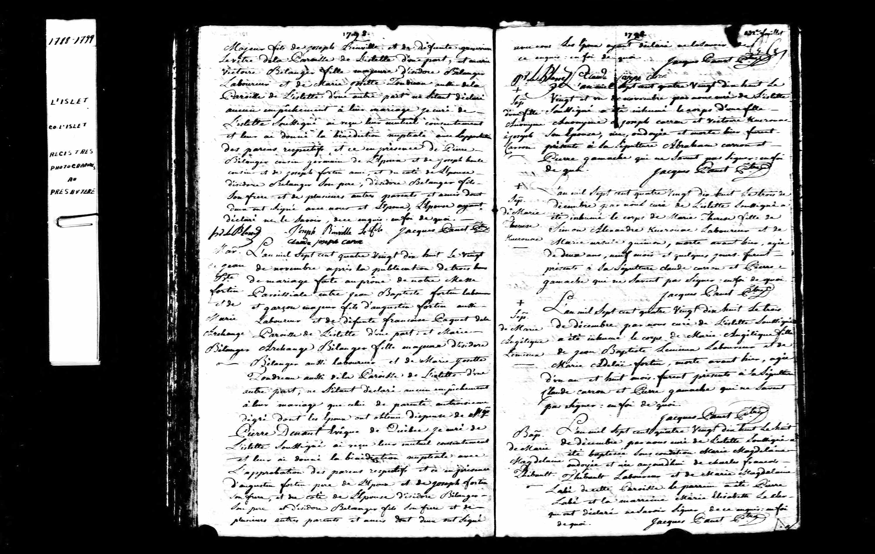 Acte de sépulture