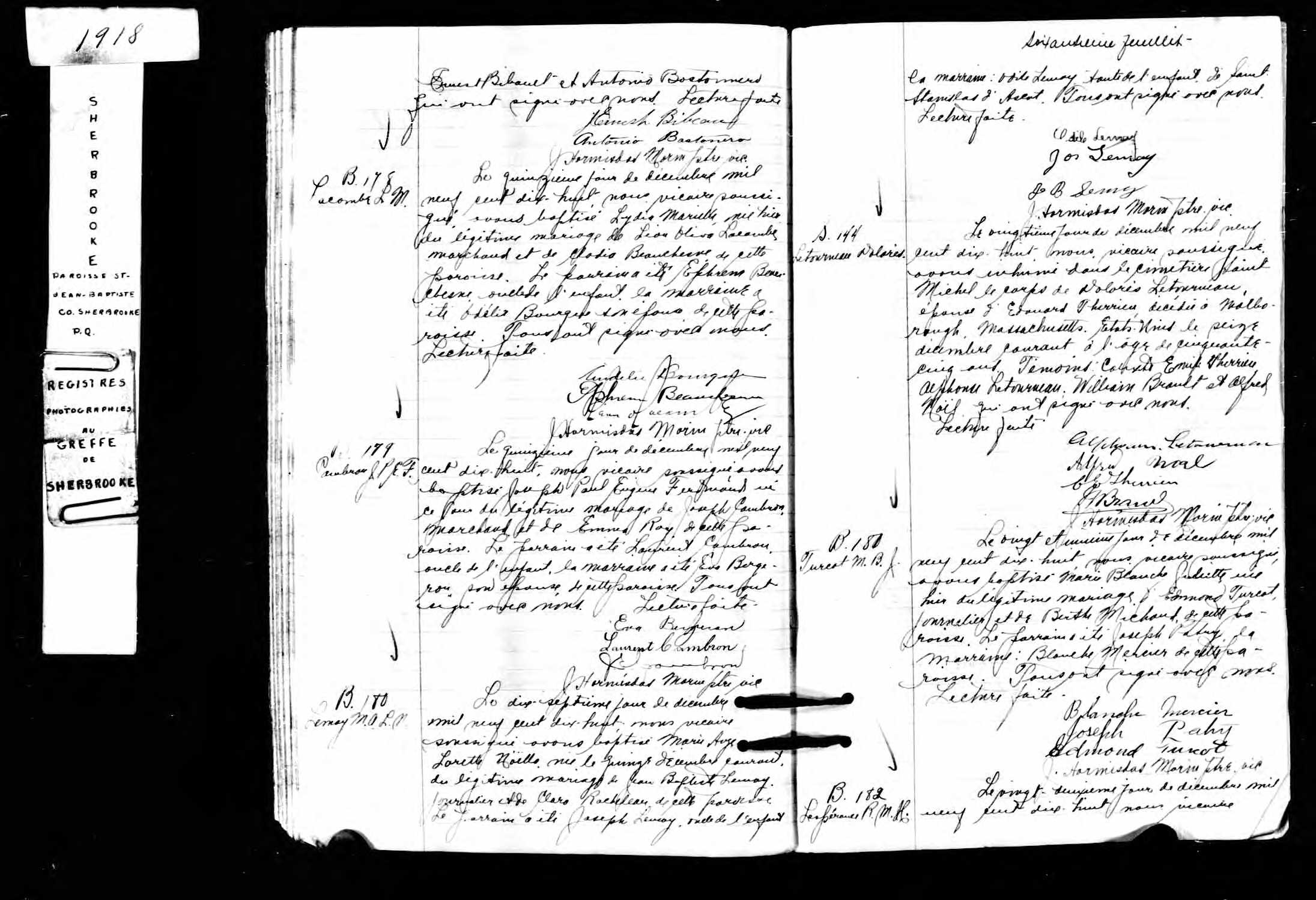 Acte de baptême Acte de baptême
