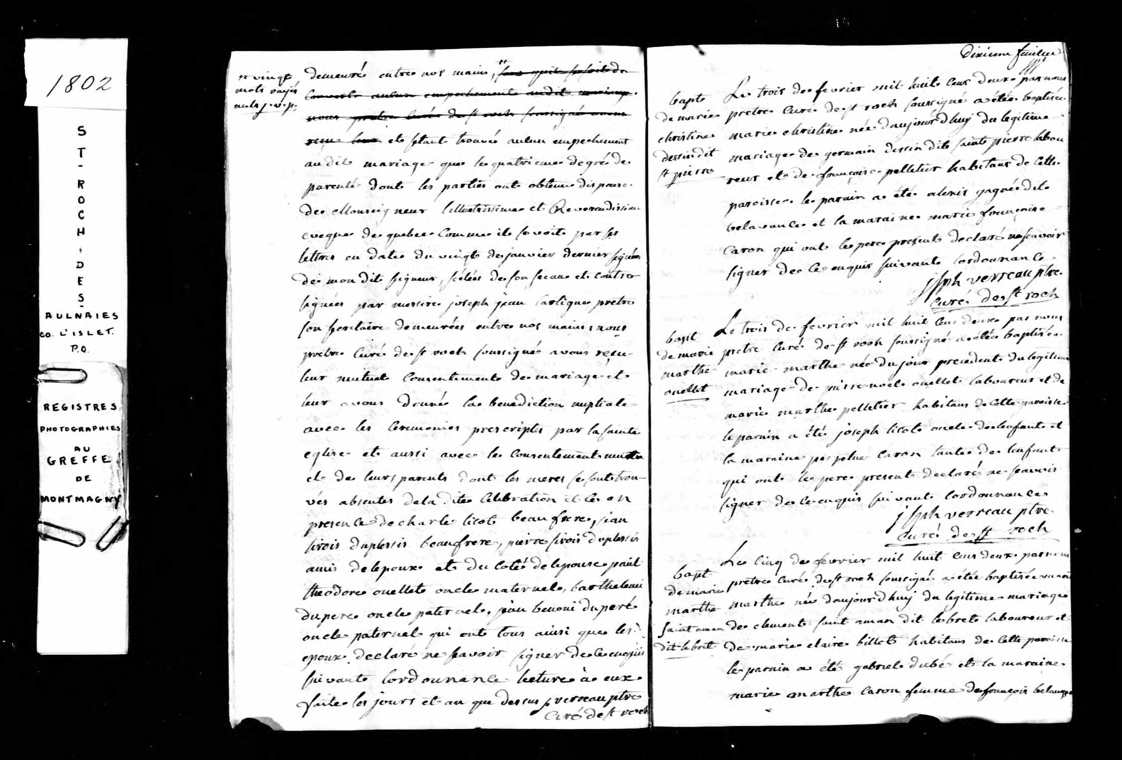 Acte de baptême
