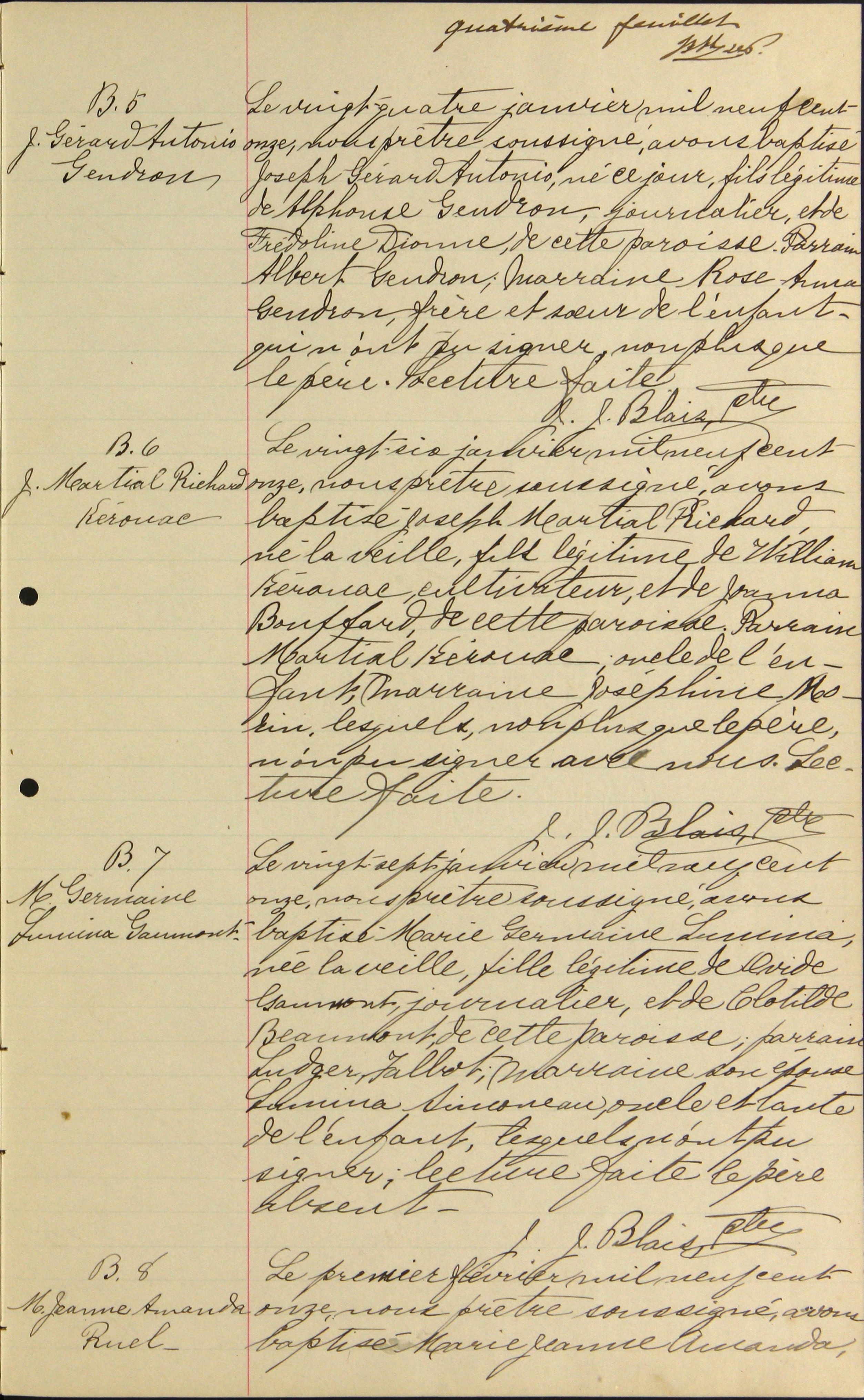 Acte de baptême