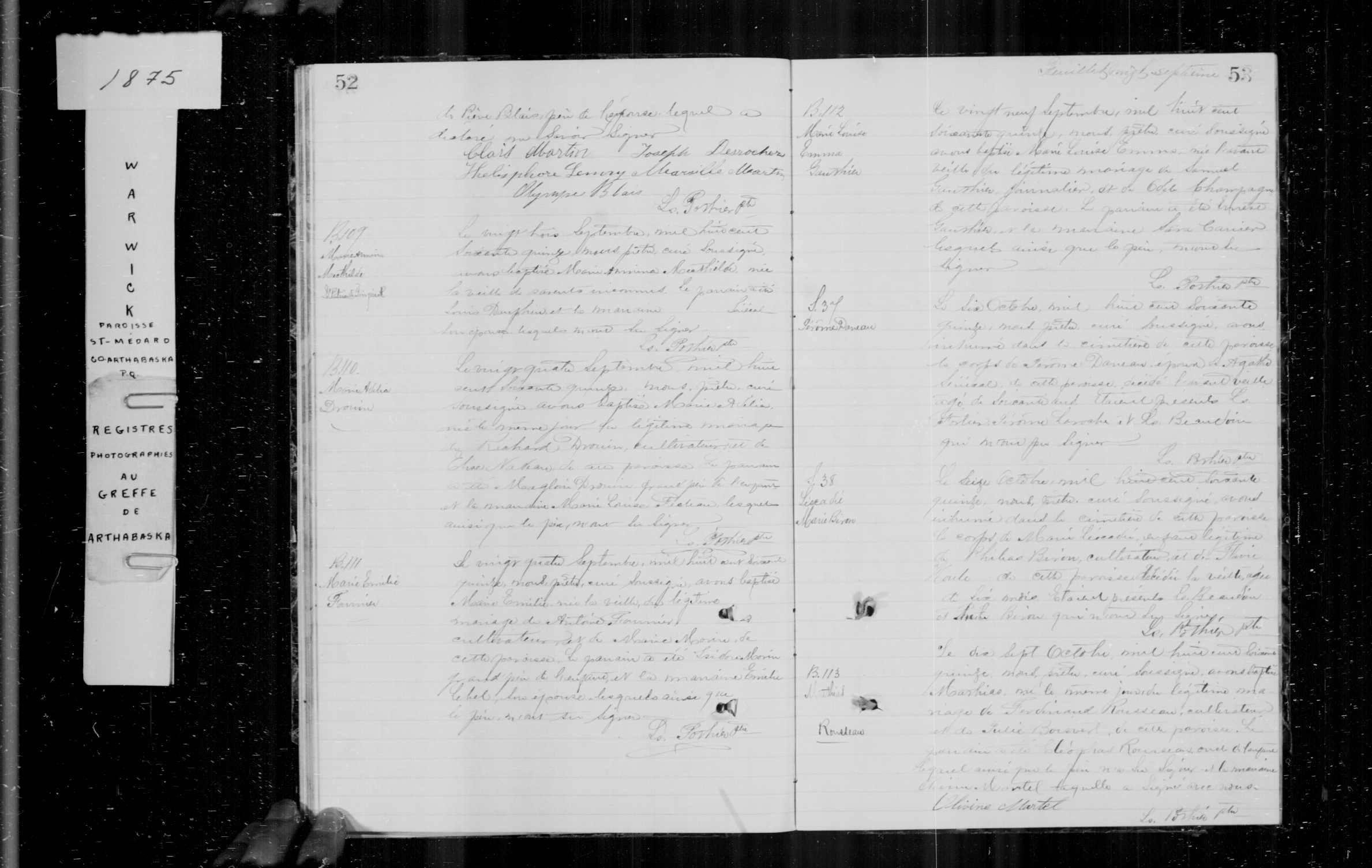 Acte de baptême