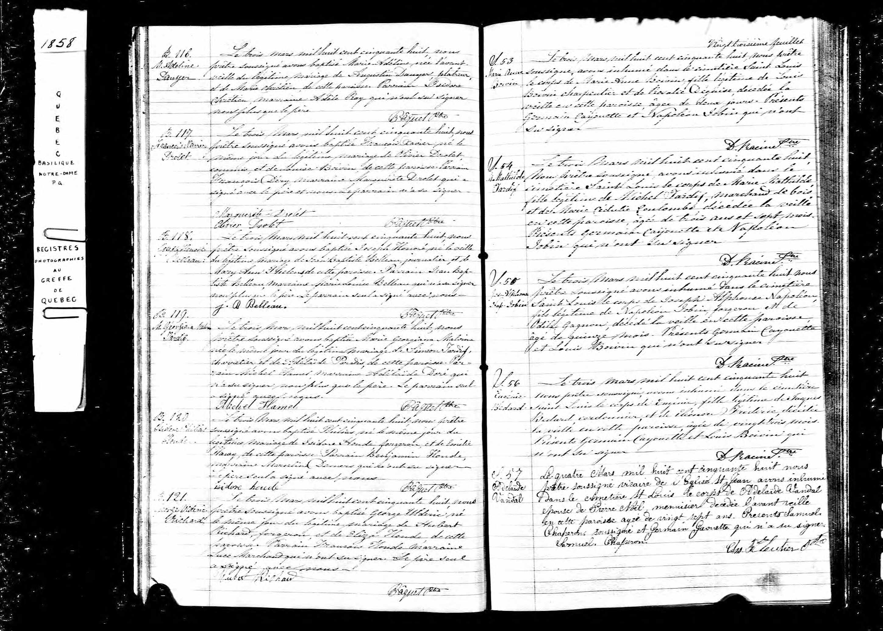 Acte de sépulture