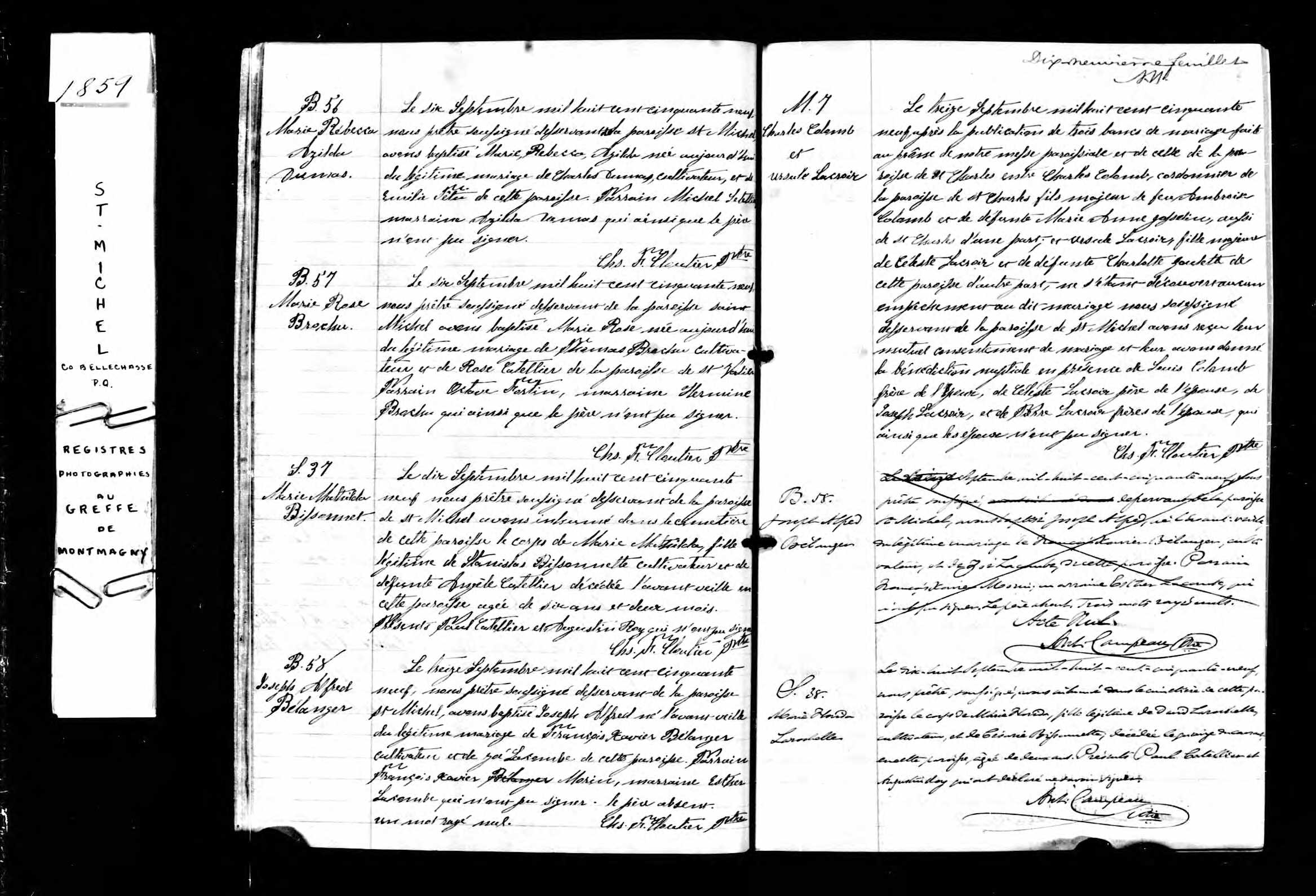 Acte de sépulture