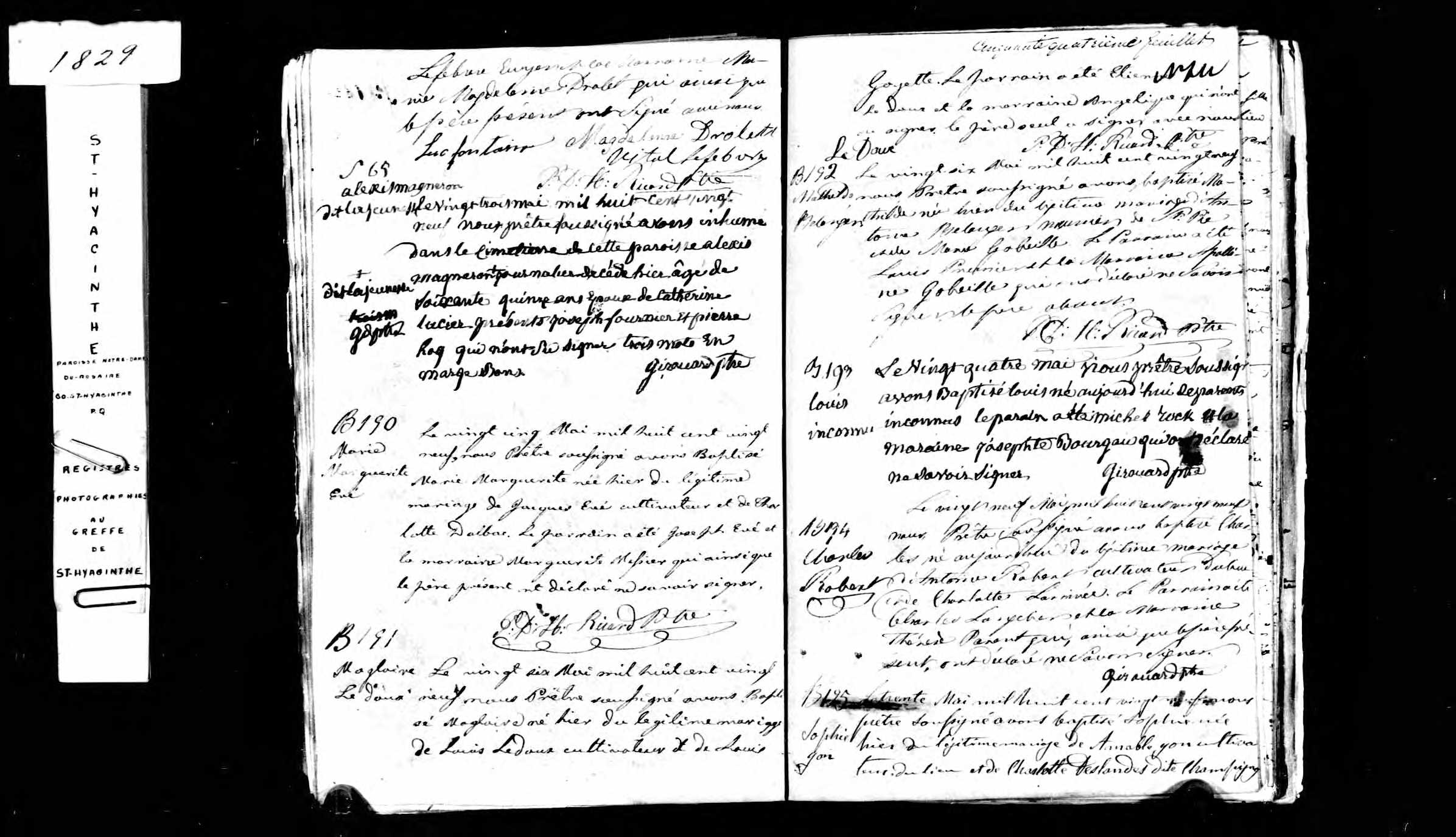 Acte de baptême