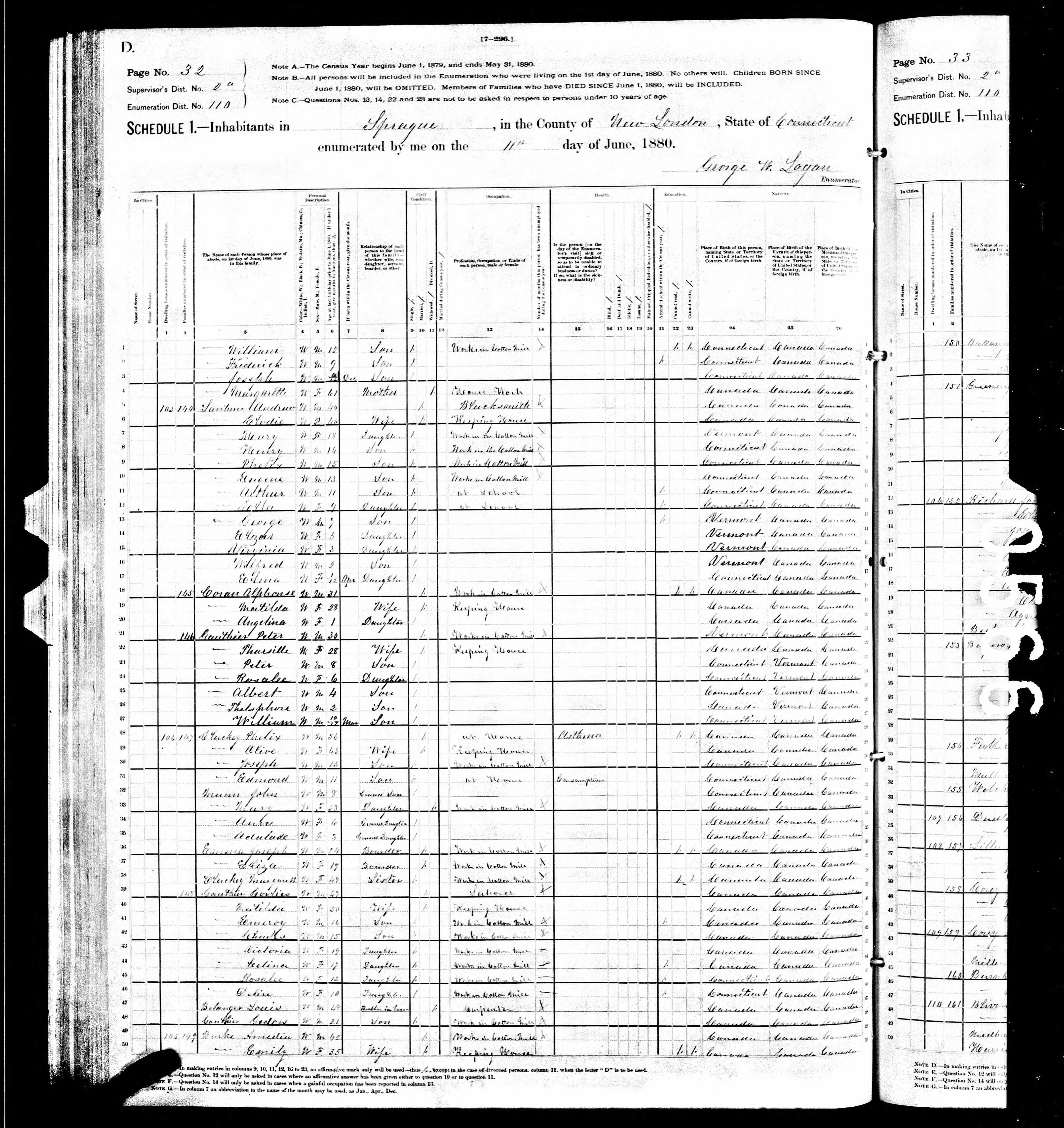 Recensement fédéral américain 1880