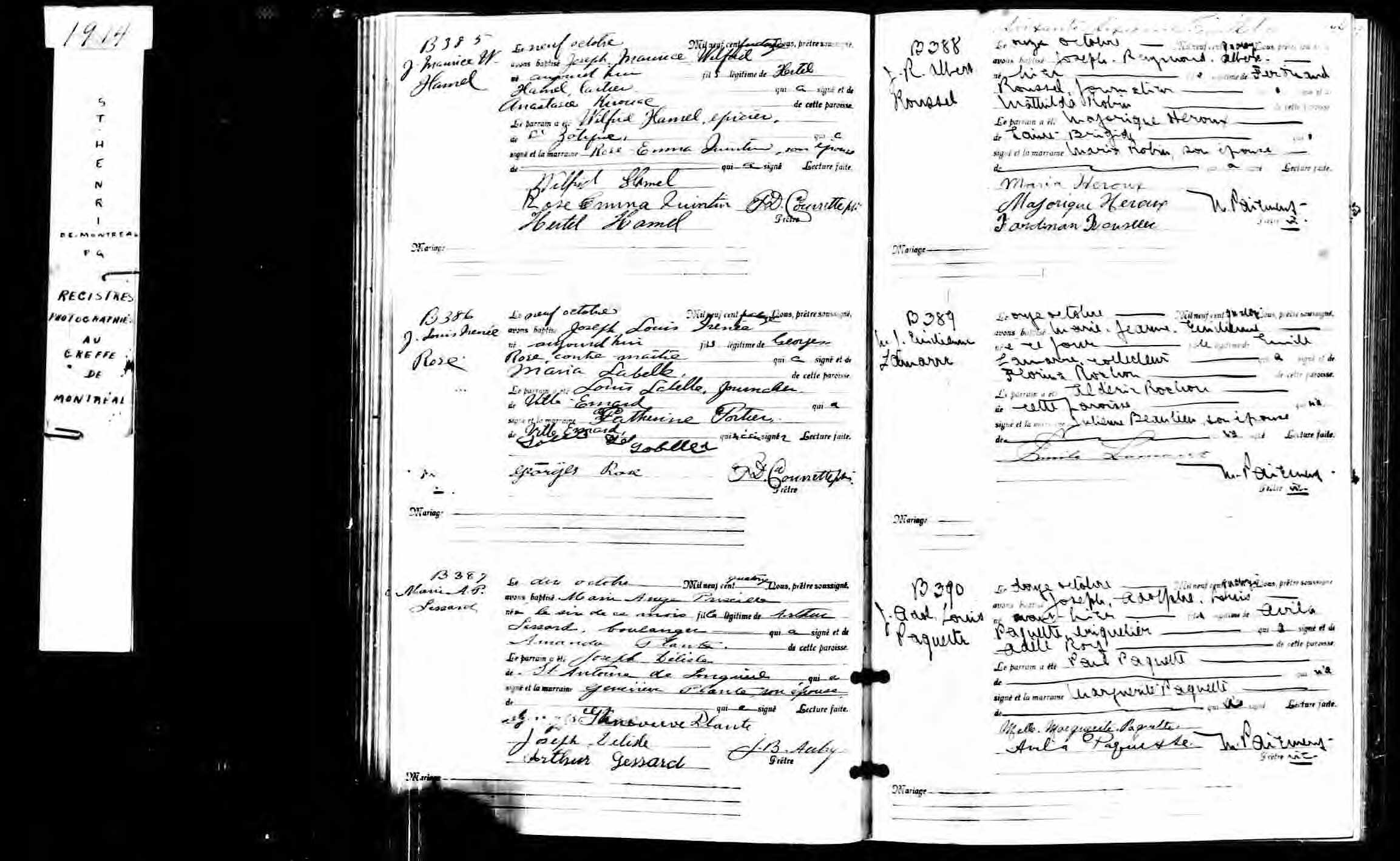 Acte de baptême