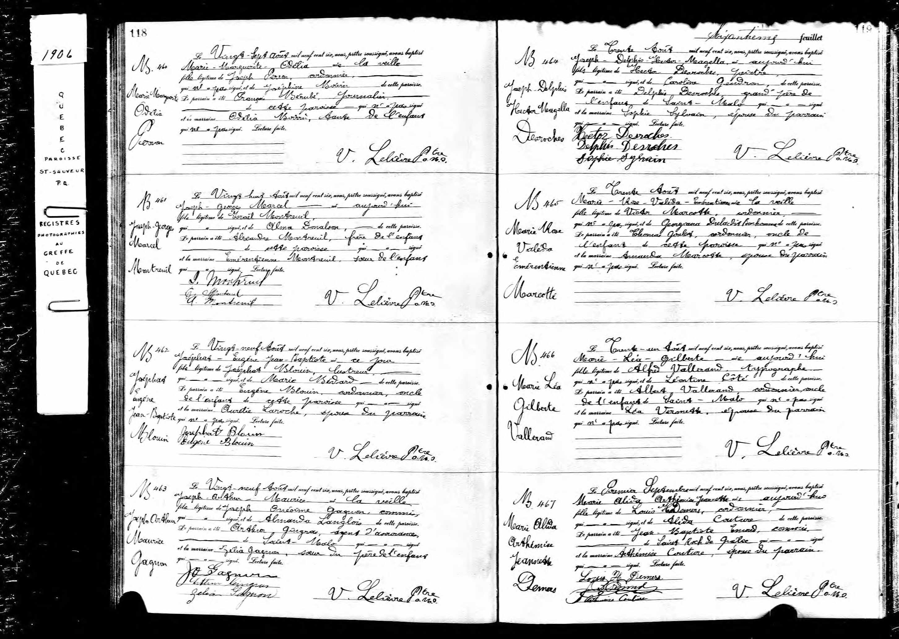 Acte de baptême Acte de baptême