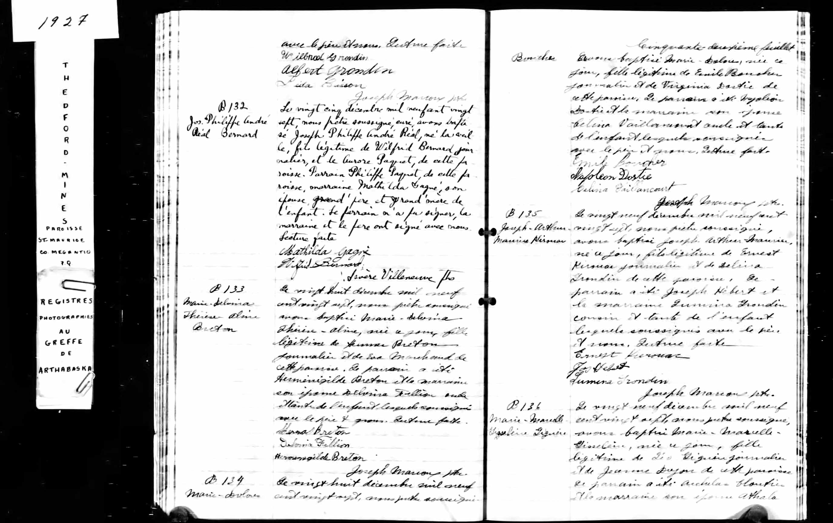 Acte de baptême