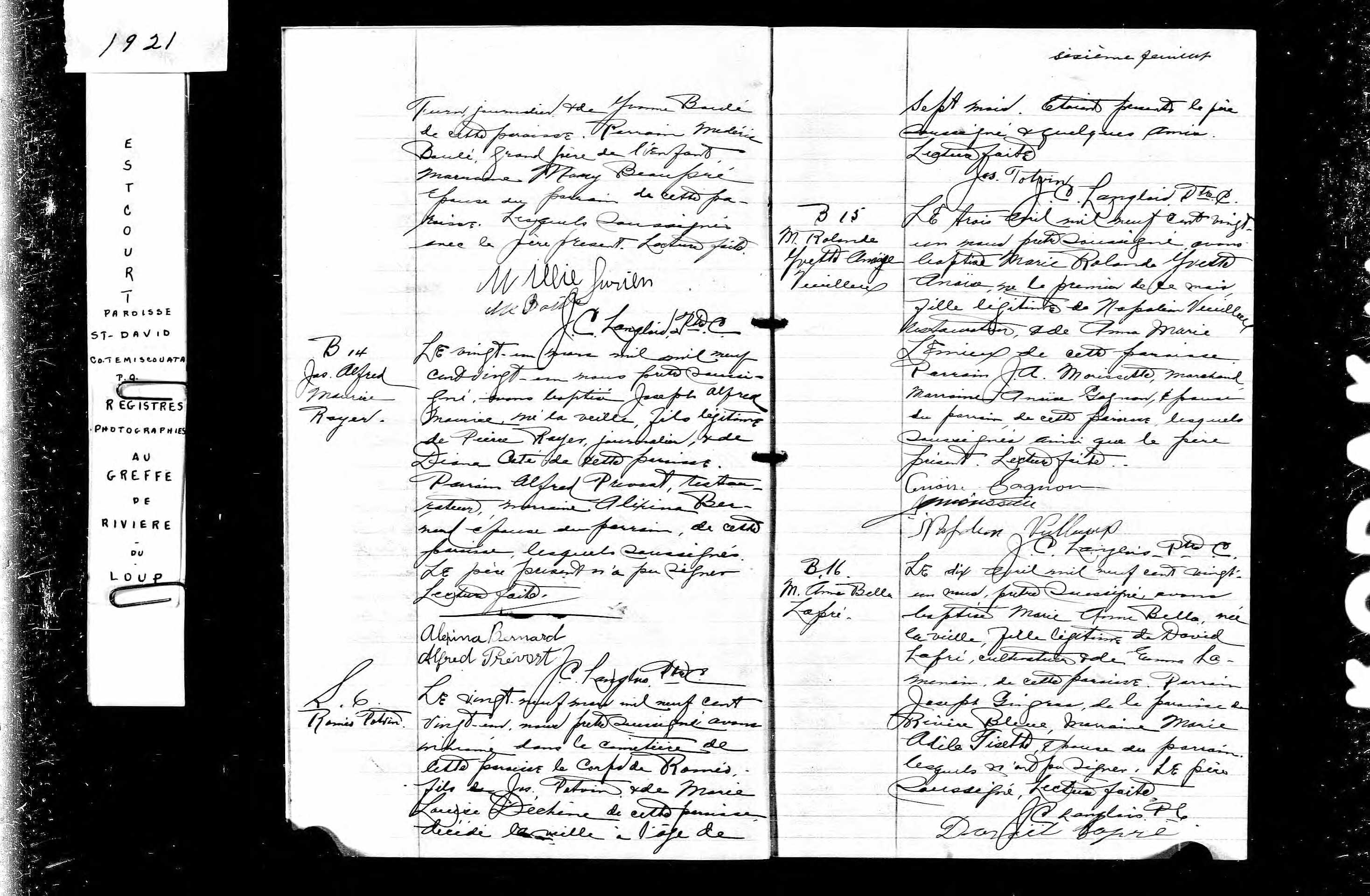 Acte de baptême