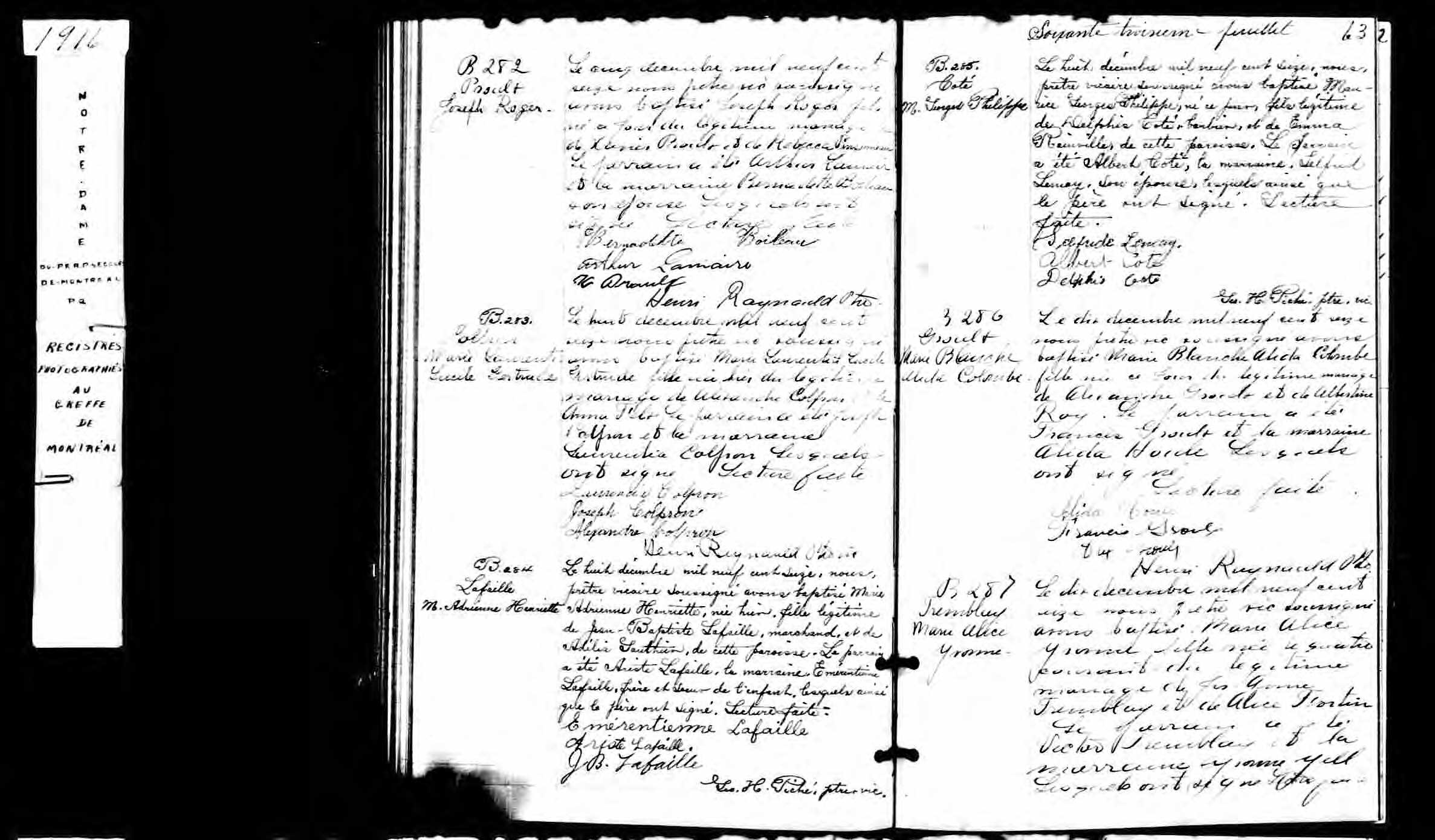 Acte de baptême
