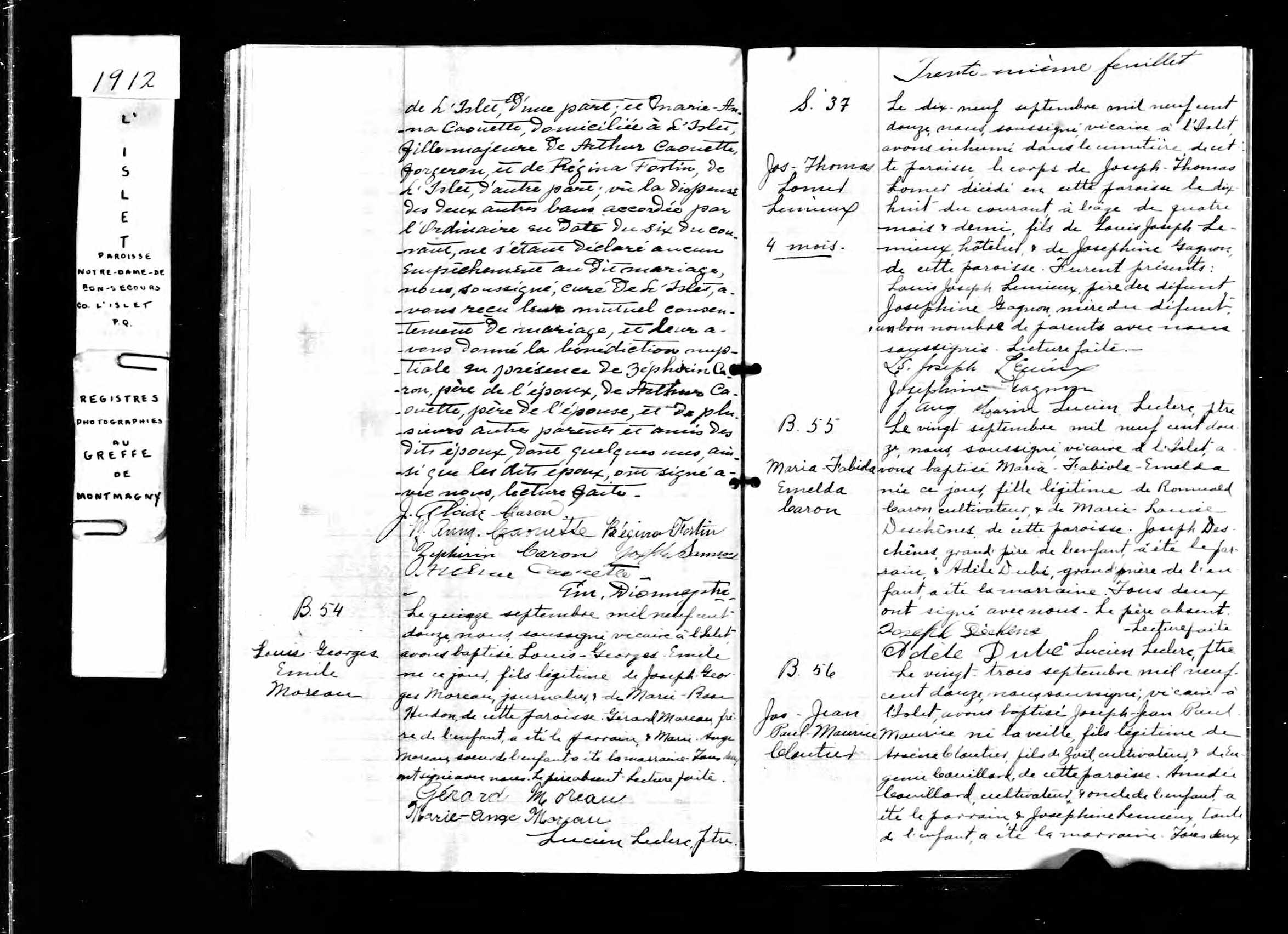 Acte de baptême Acte de baptême