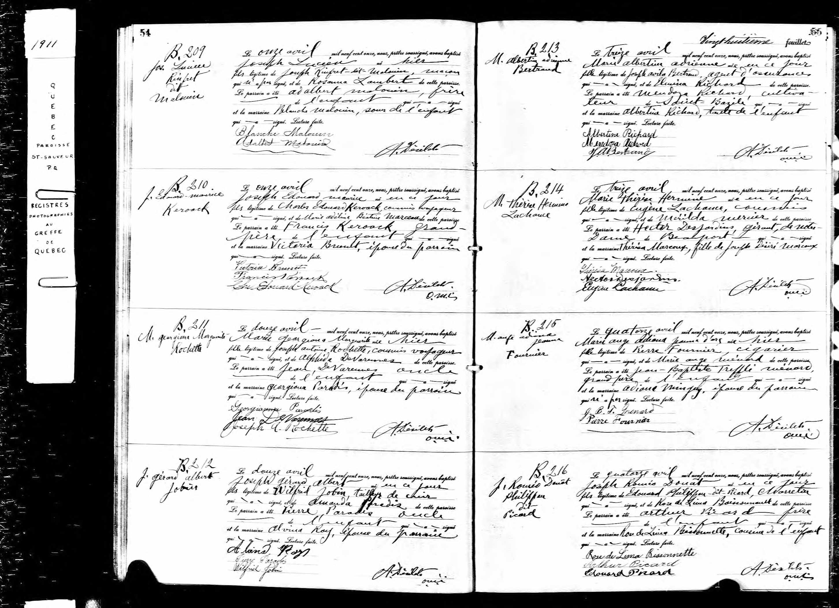 Acte de baptême Acte de baptême