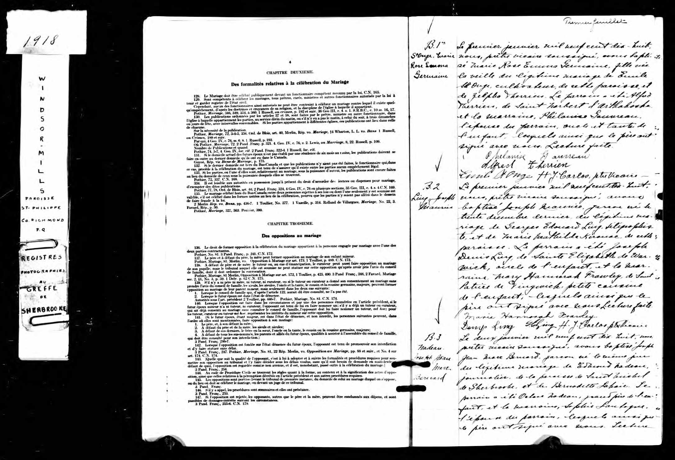 Acte de baptême