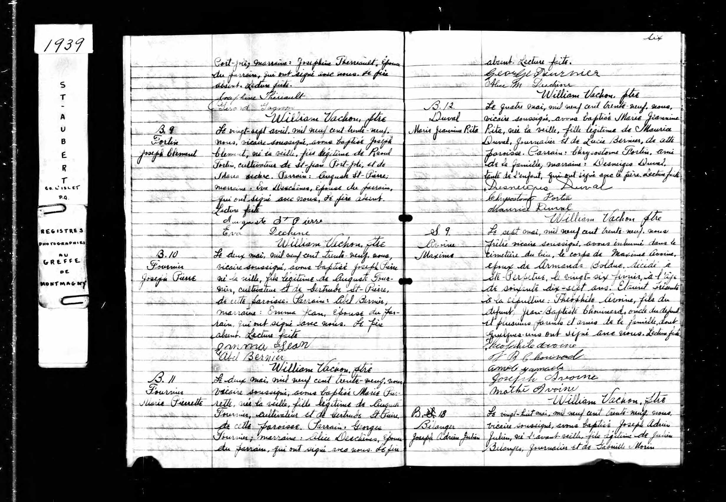 Acte de sépulture