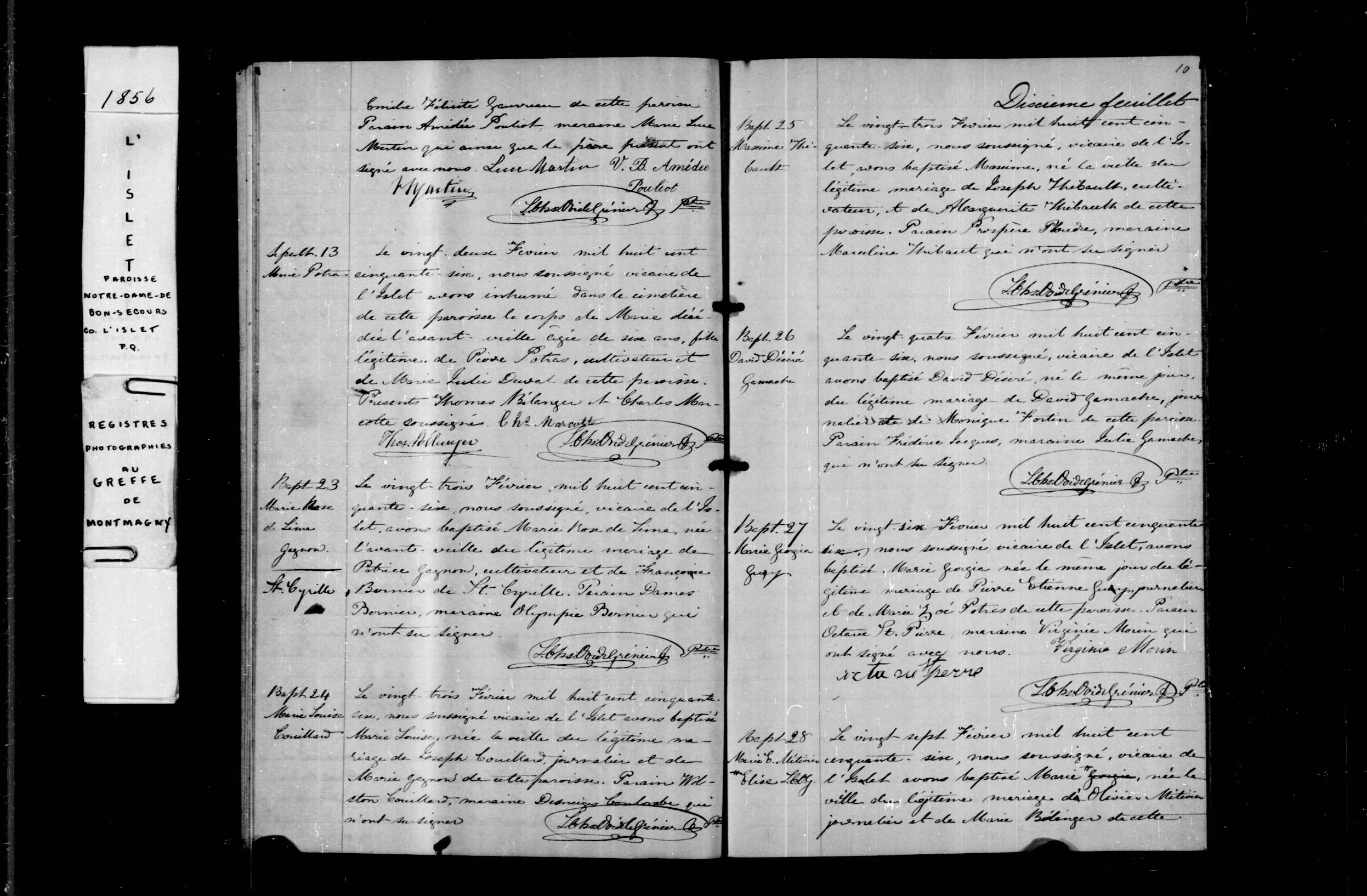 Acte de baptême Acte de baptême