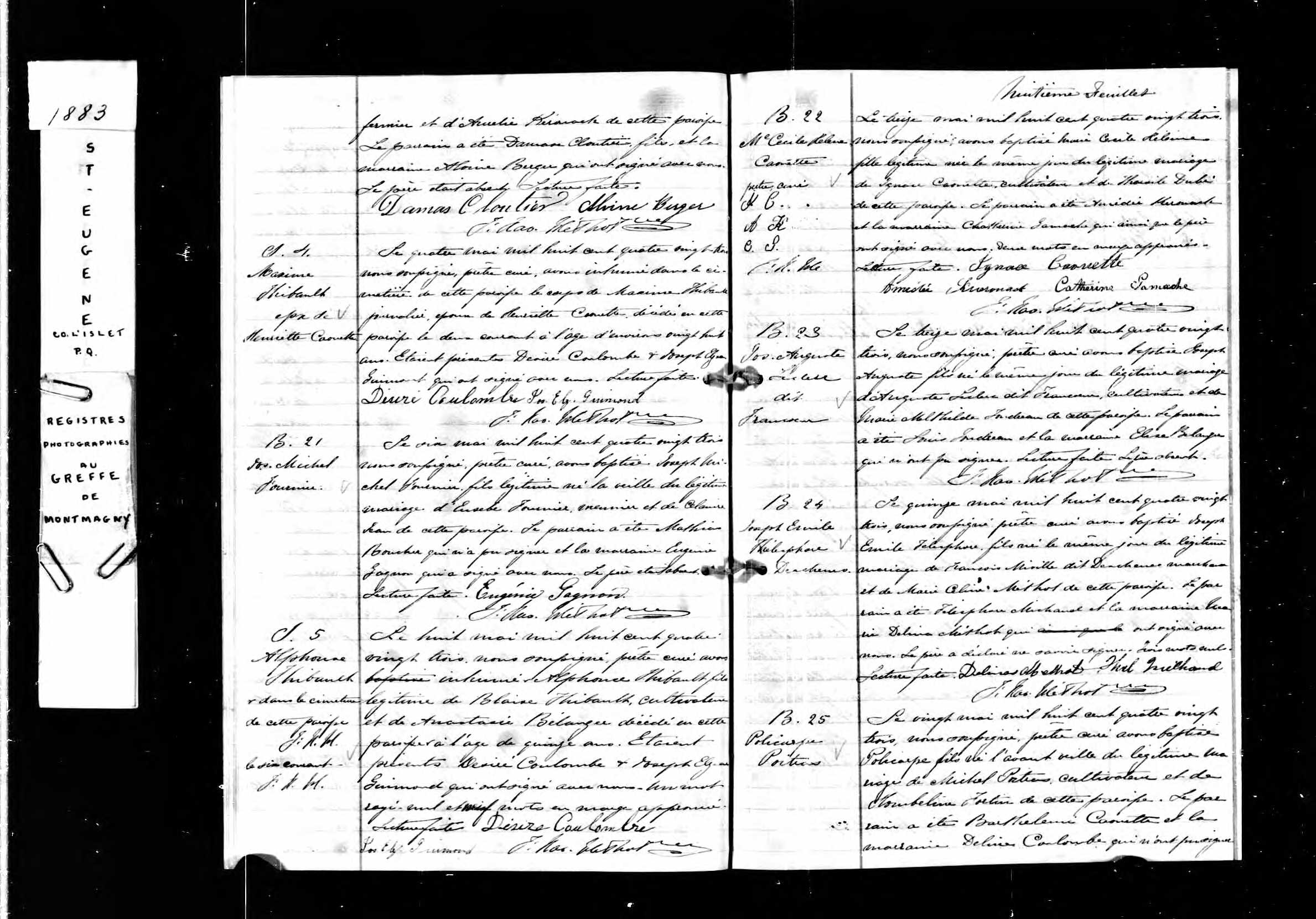 Acte de sépulture Acte de sépulture