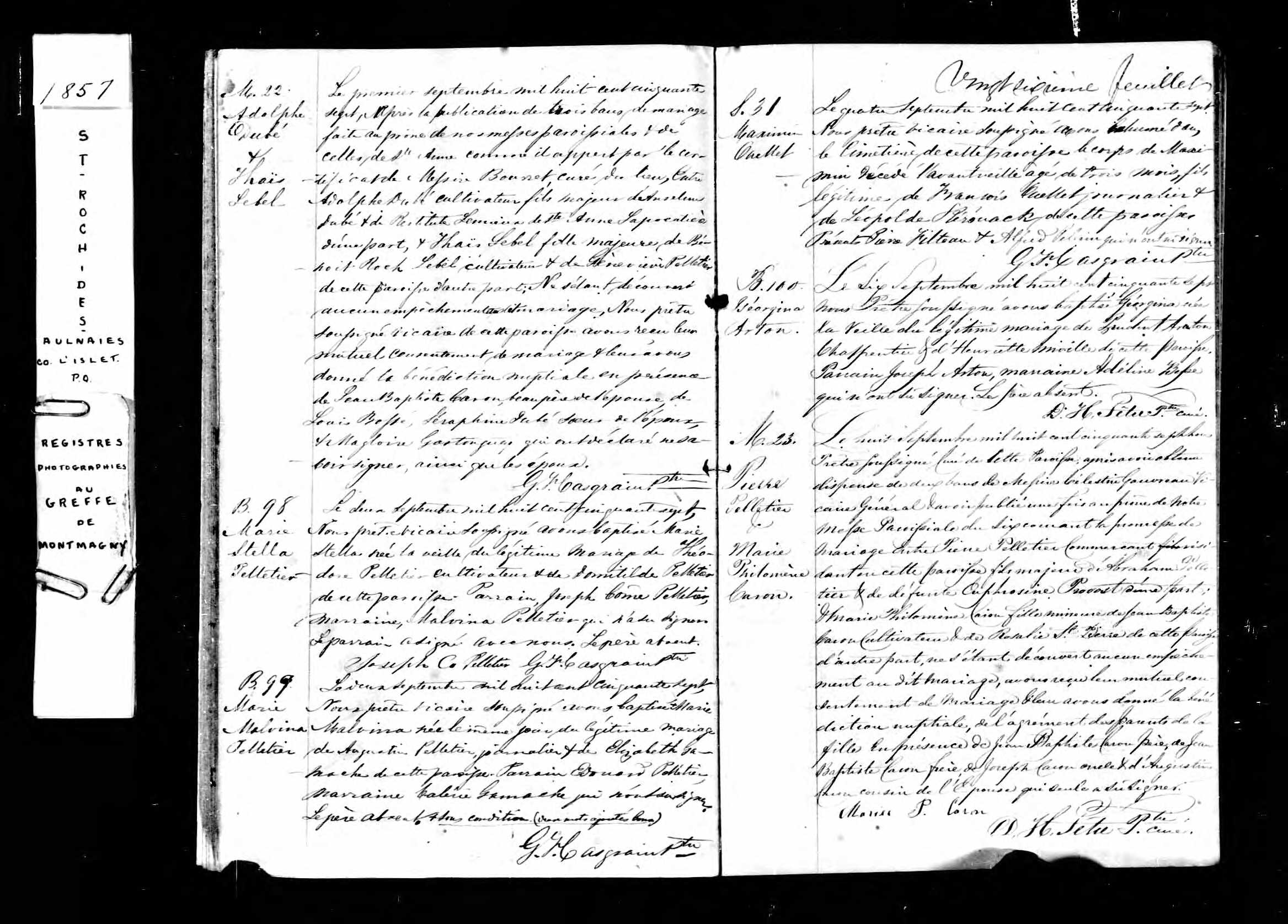 Acte de sépulture