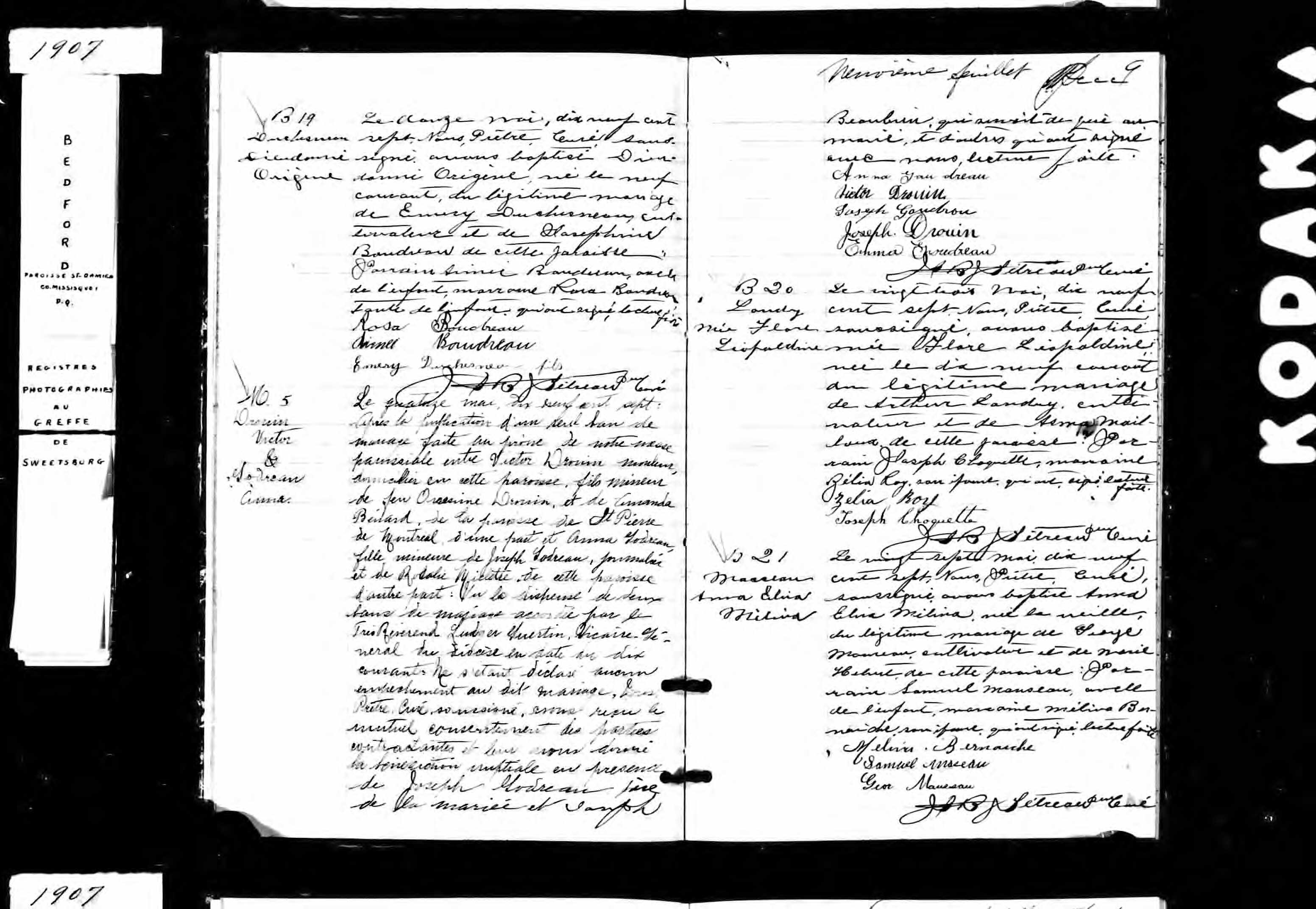 Acte de baptême