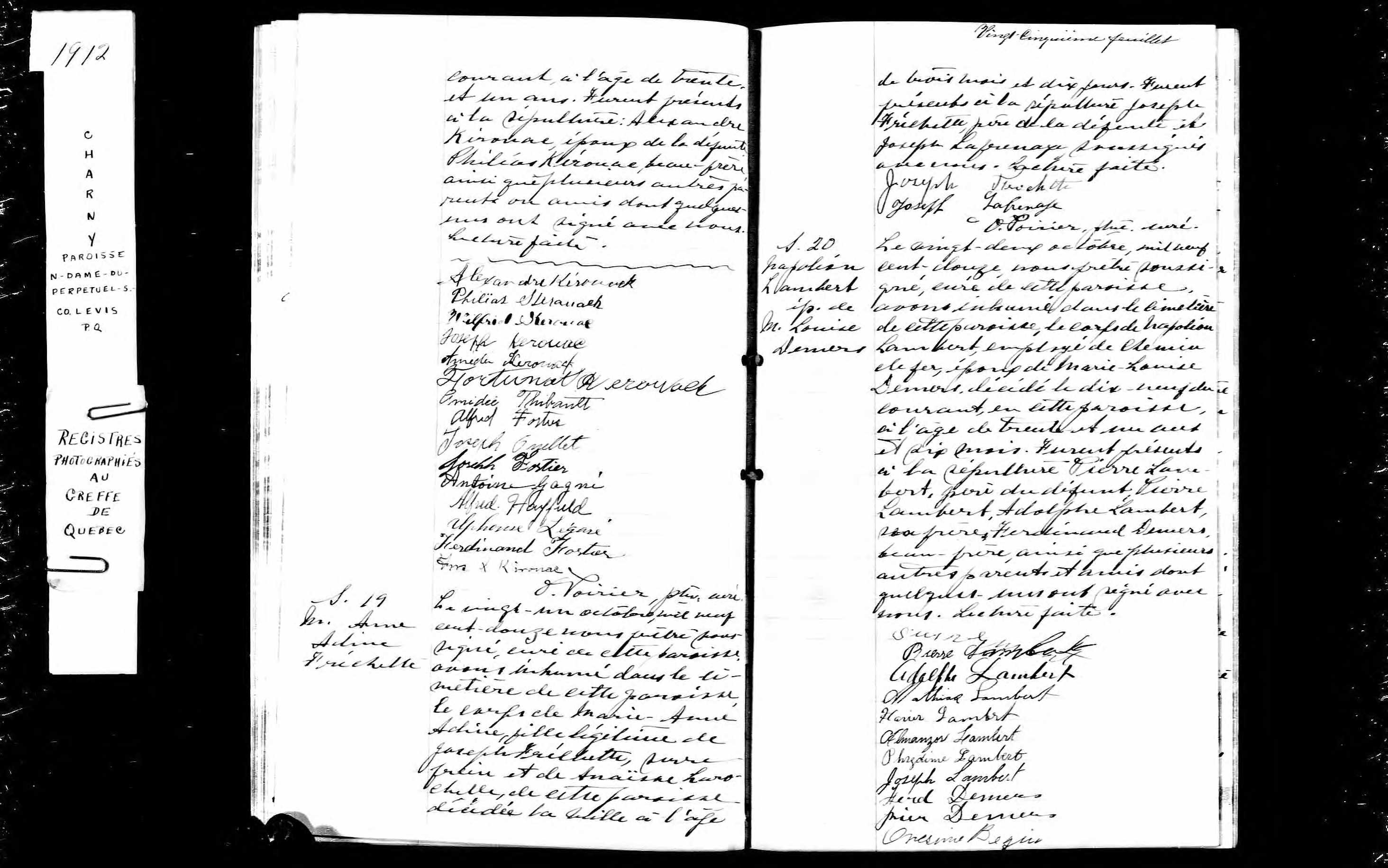  Acte de sépulture