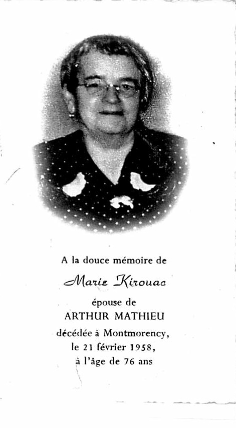 Carte mortuaire