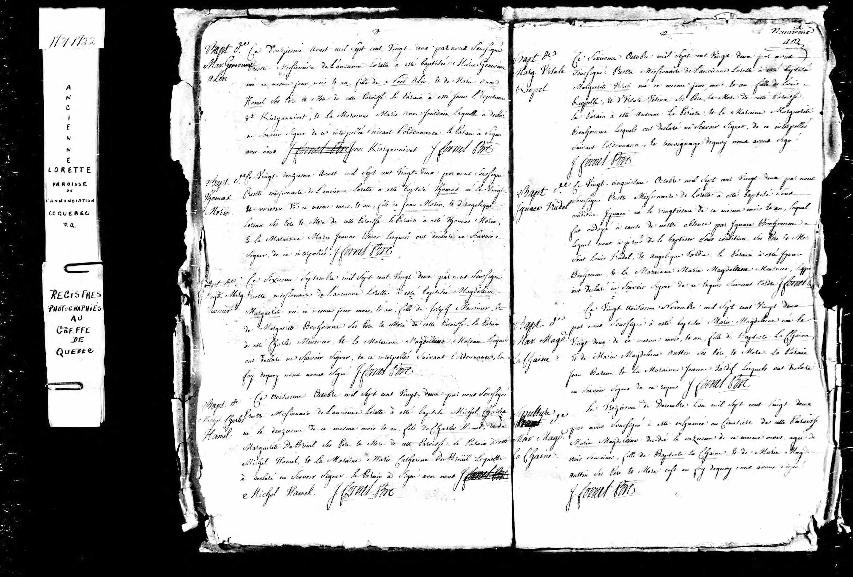 Acte de baptême Acte de baptême