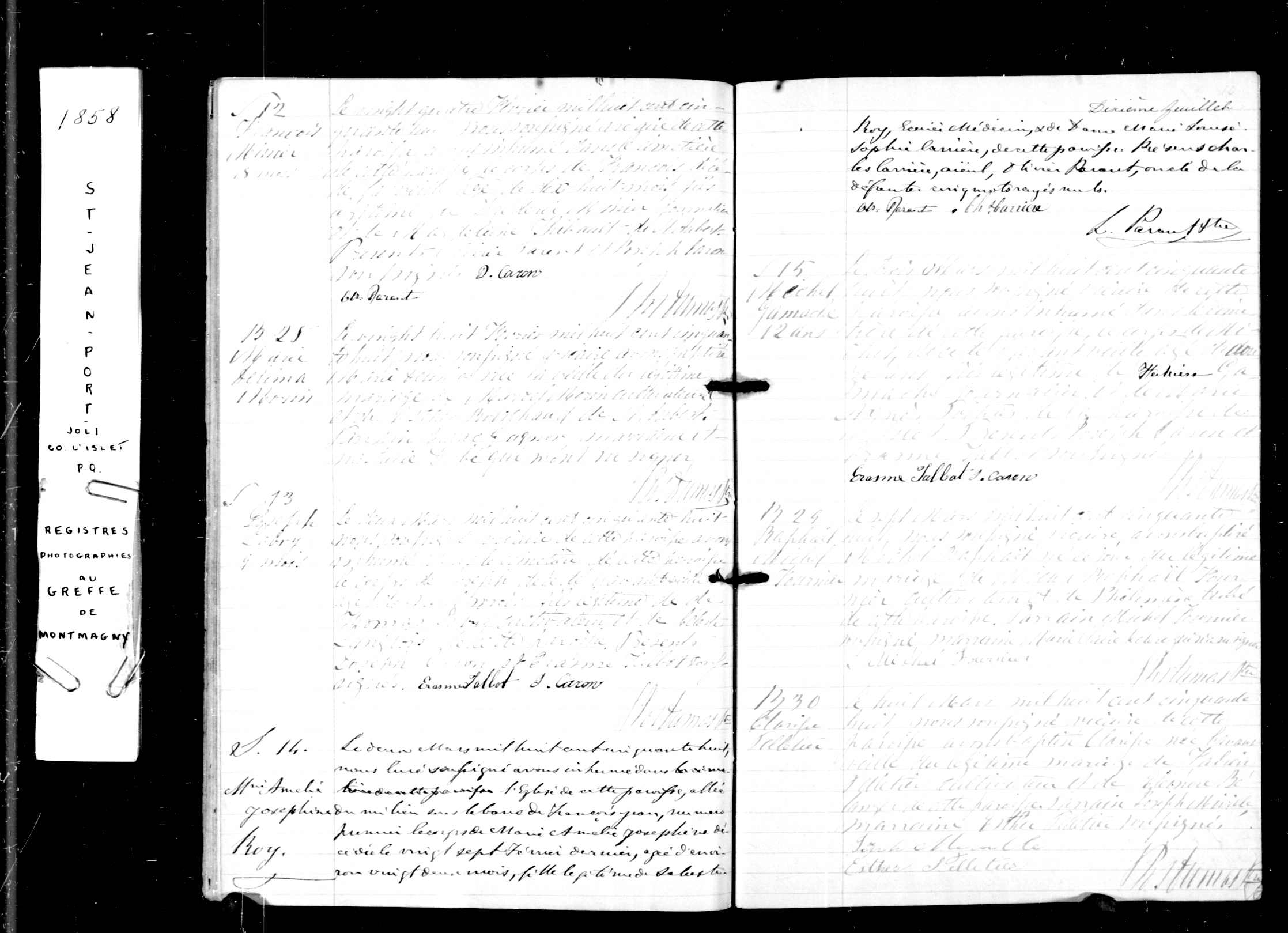 Acte de sépulture Acte de sépulture