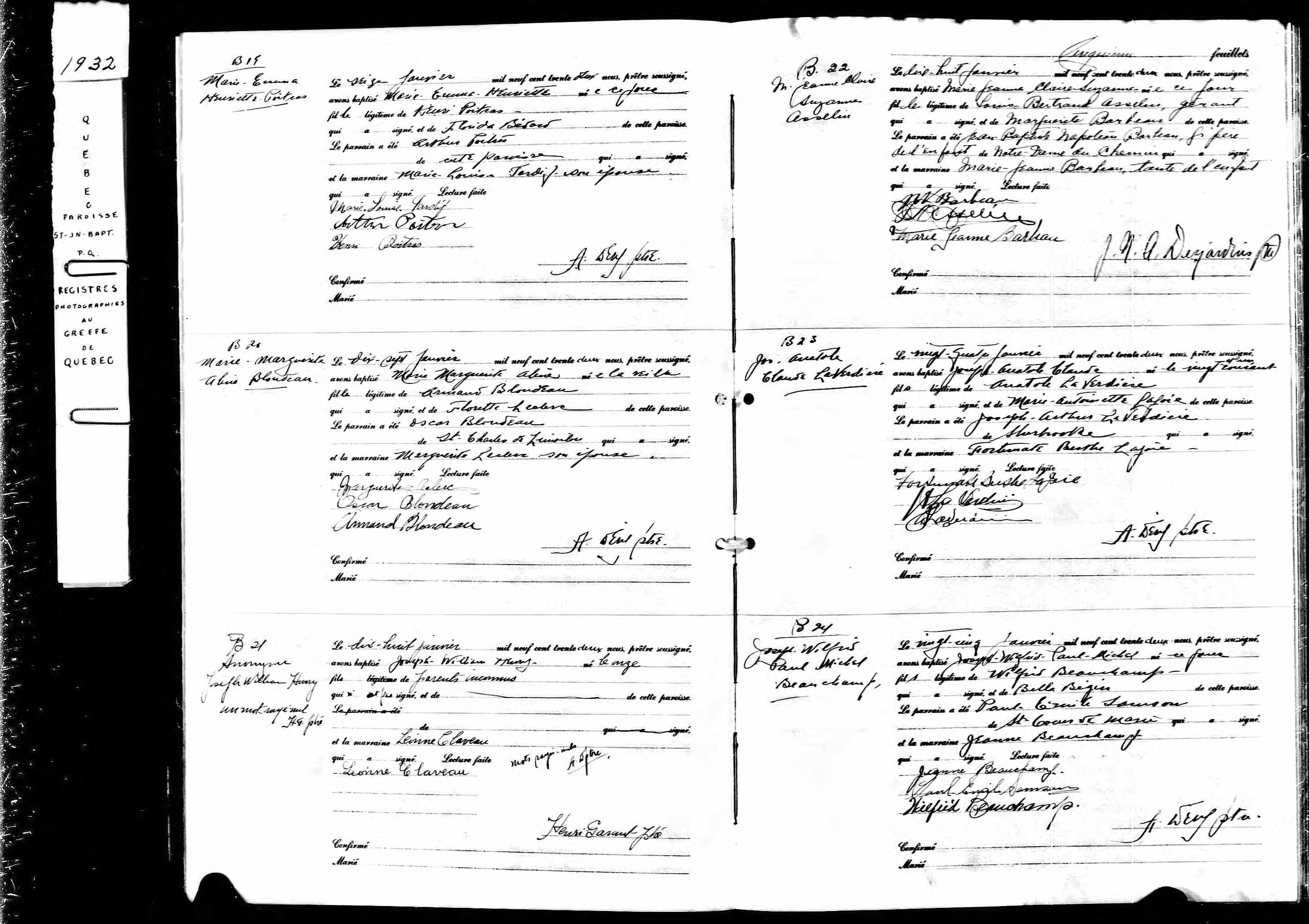 Acte de baptême