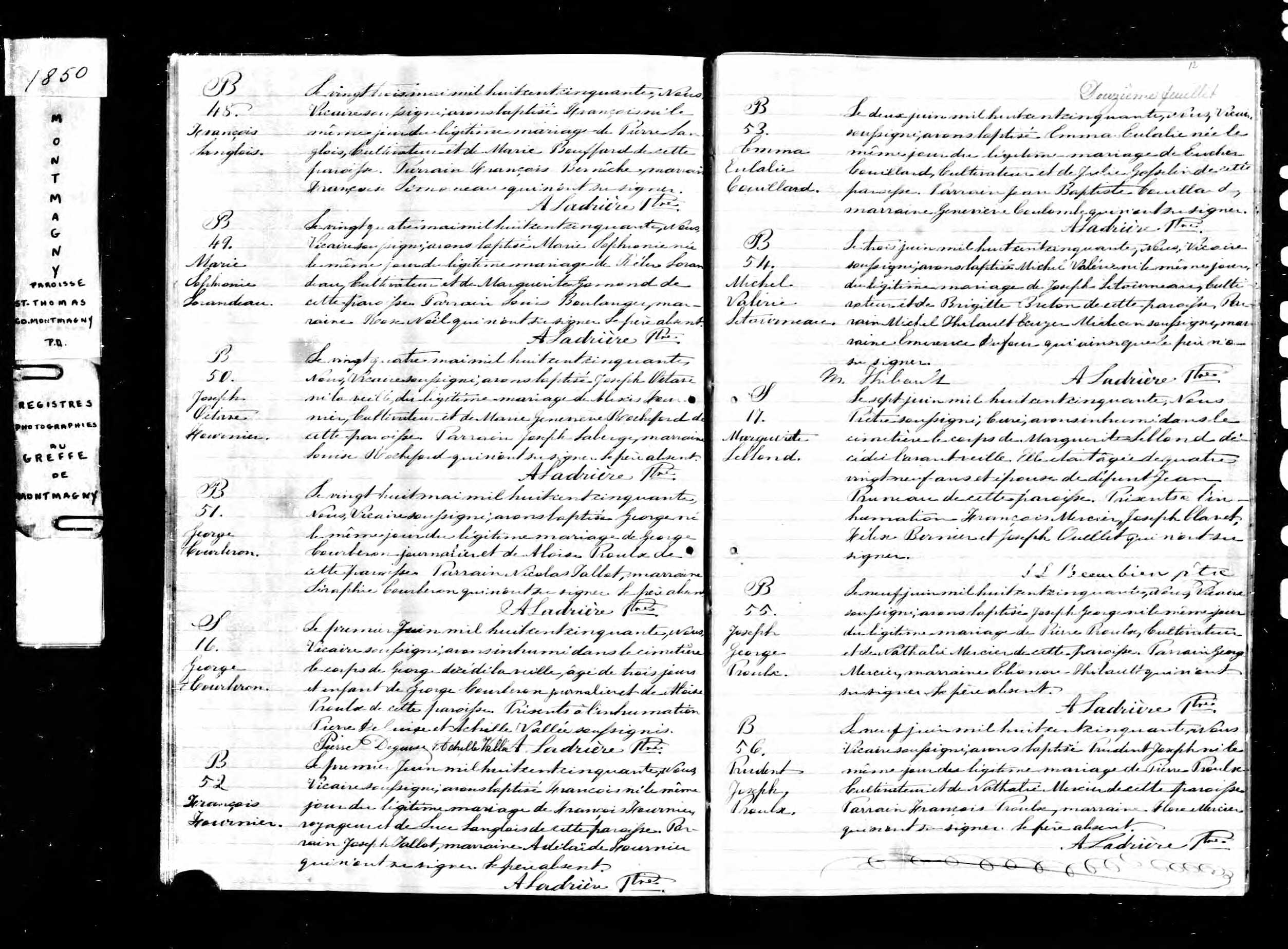 Acte de baptême