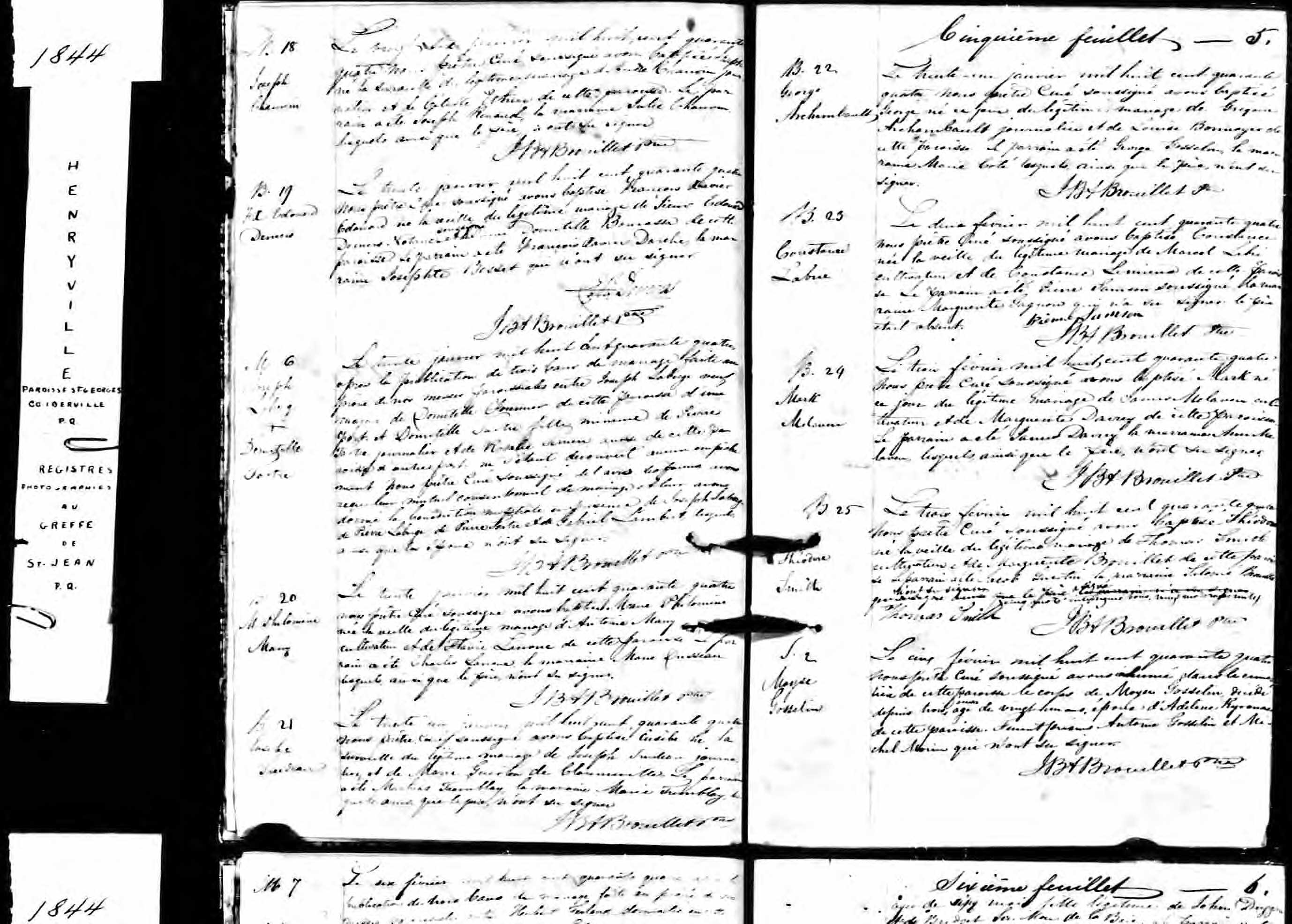 Acte de sépulture