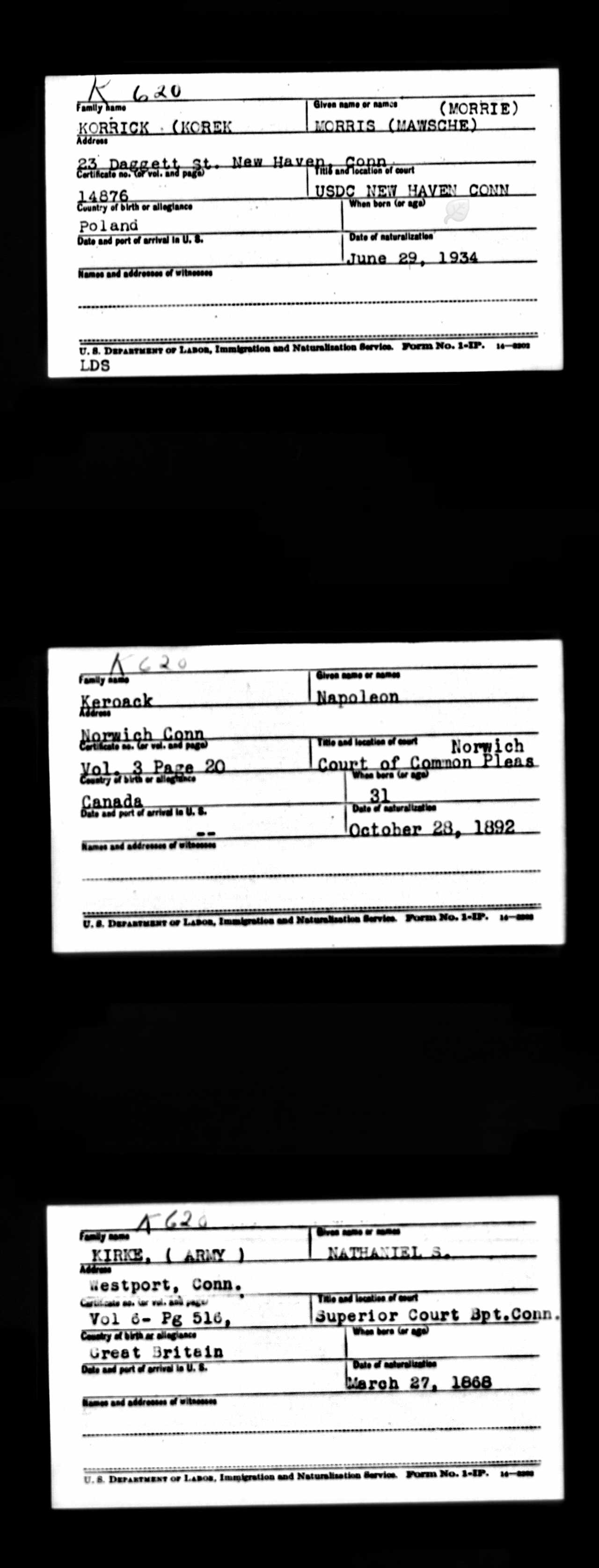 Naturalisation, citoyen américain