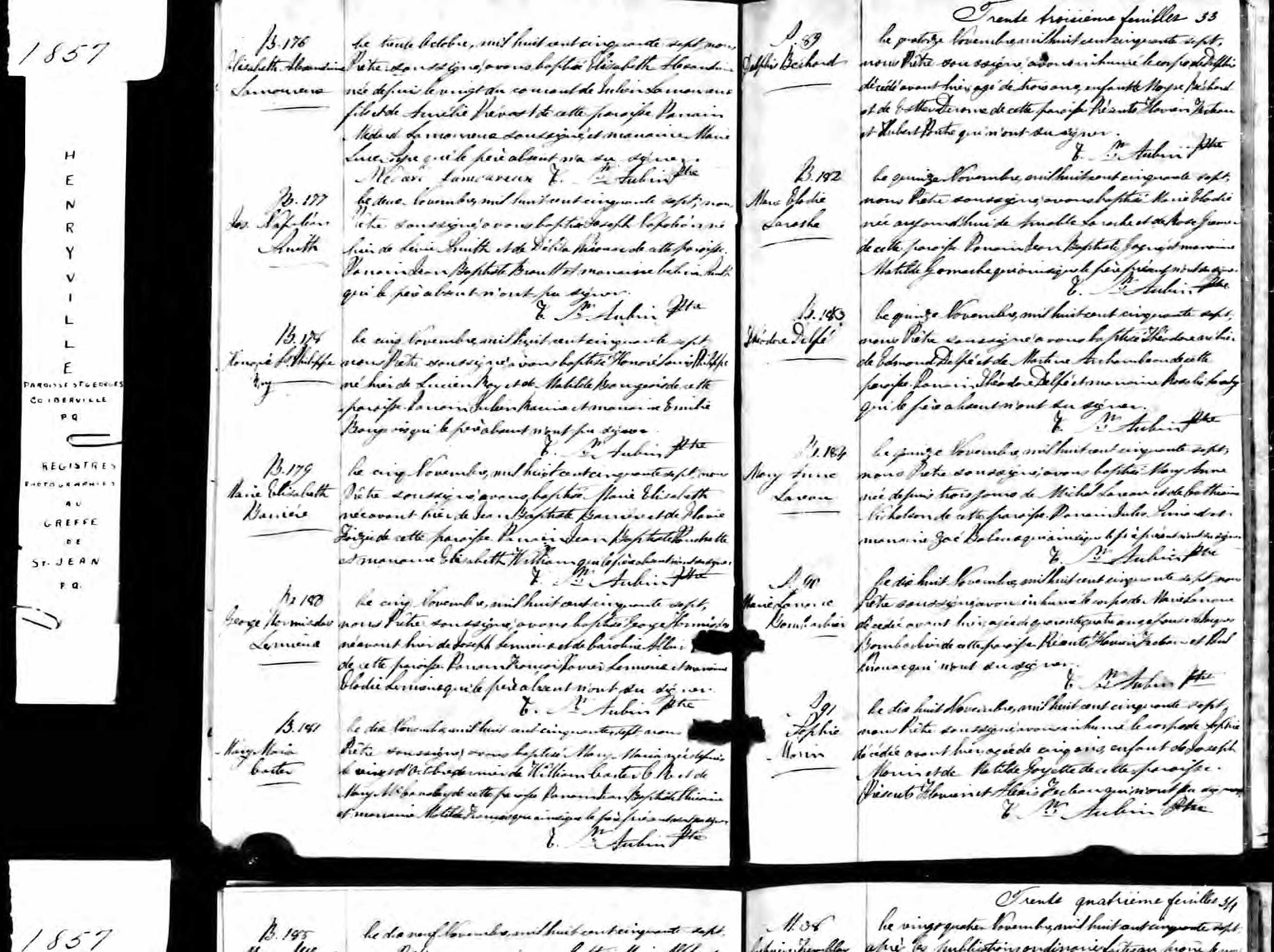 Acte de baptême
