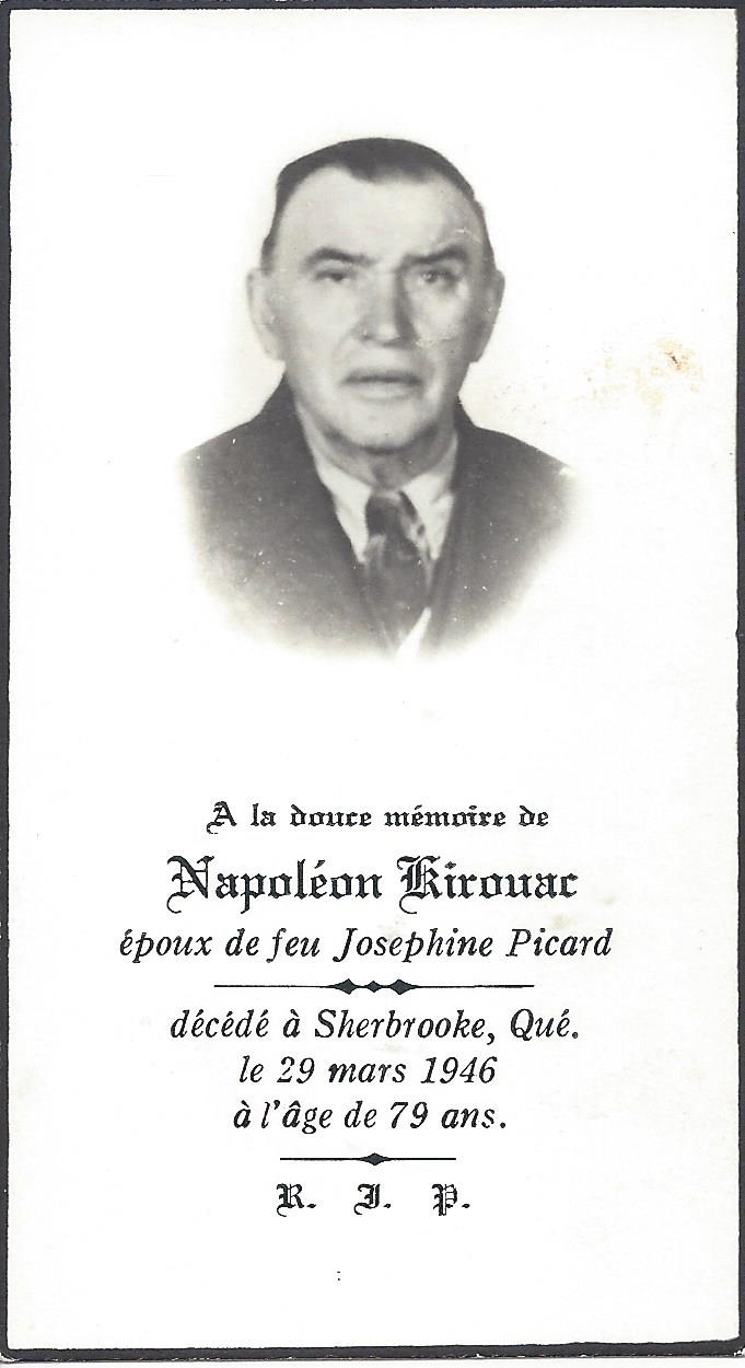 Carte mortuaire